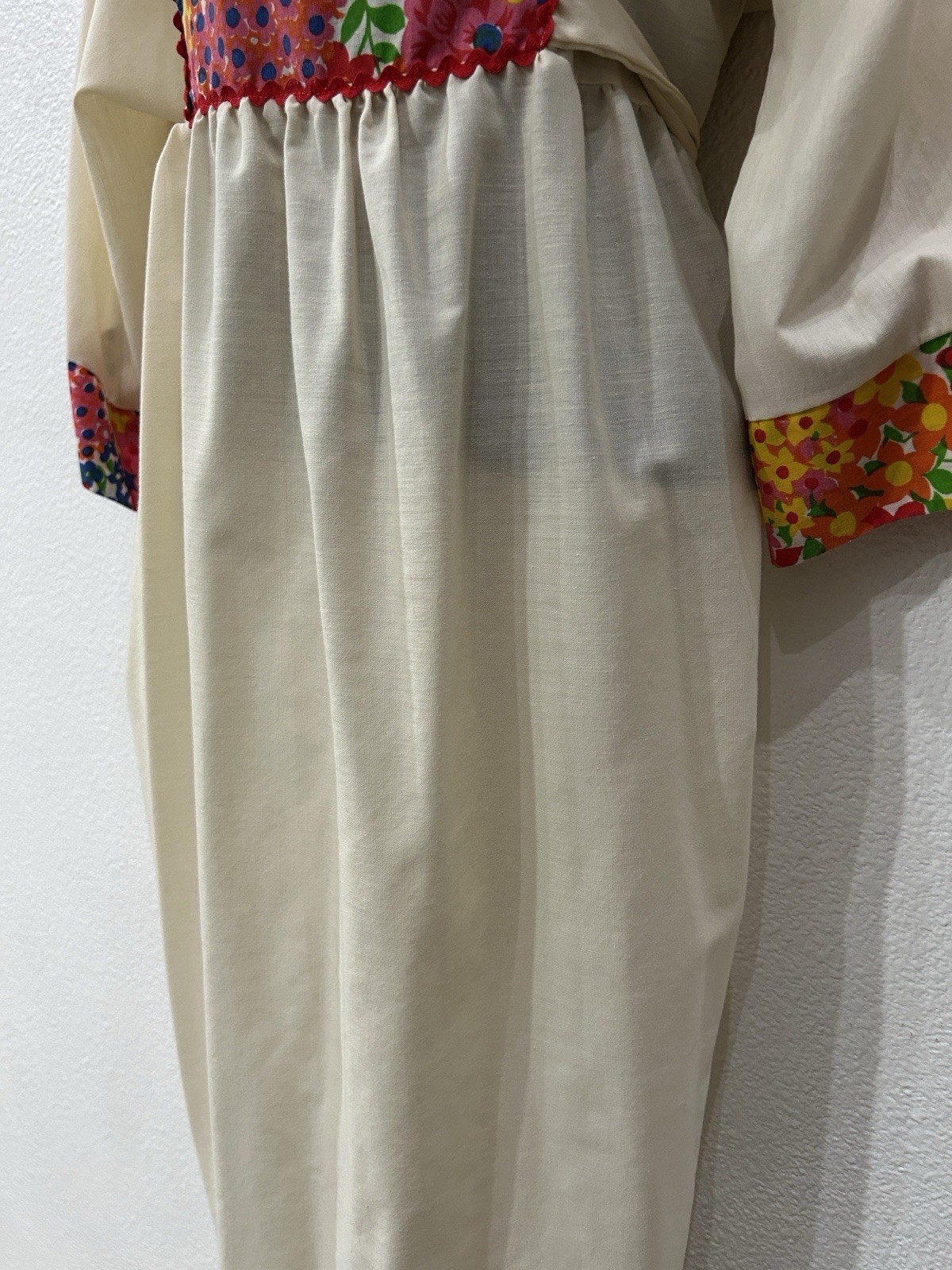 Deadstock Vintage 60s Great Entertainers Sears Floral Boho Hippie Tunic Dress S