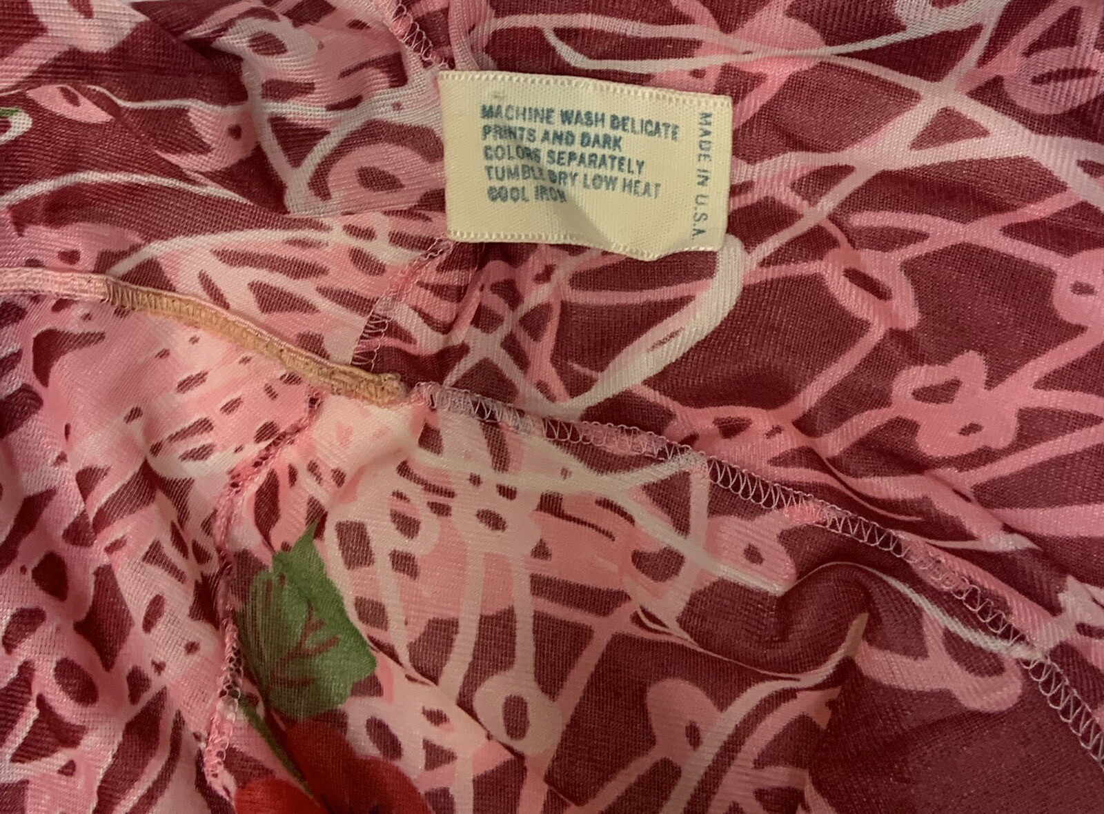 Vintage 70s Floral Slip Dress Size 32 Small Vanity Fair Made In USA 🇺🇸