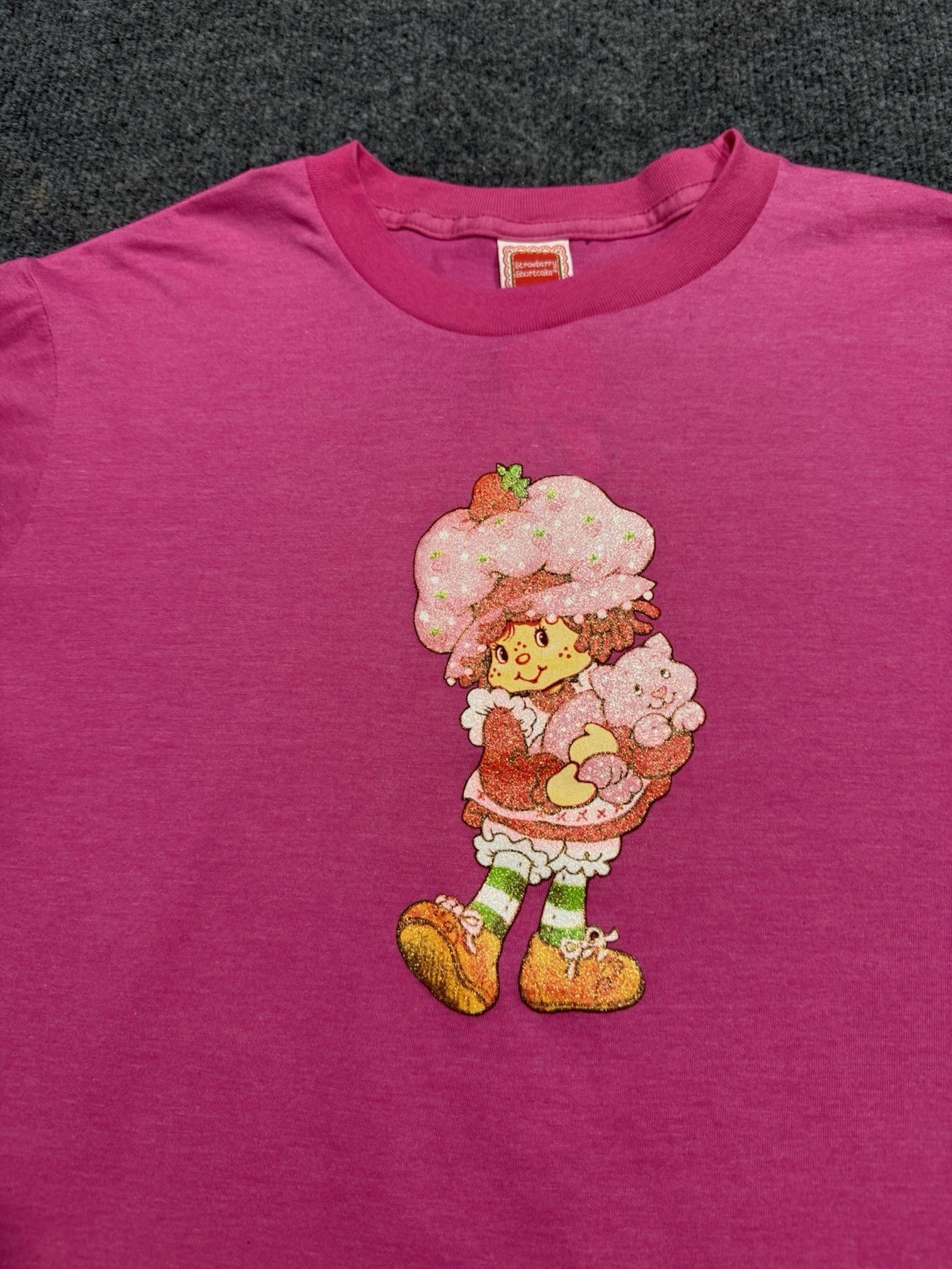 Vtg Y2K Strawberry Shortcake Ringer T Shirt New OLD STOCK XL 2003