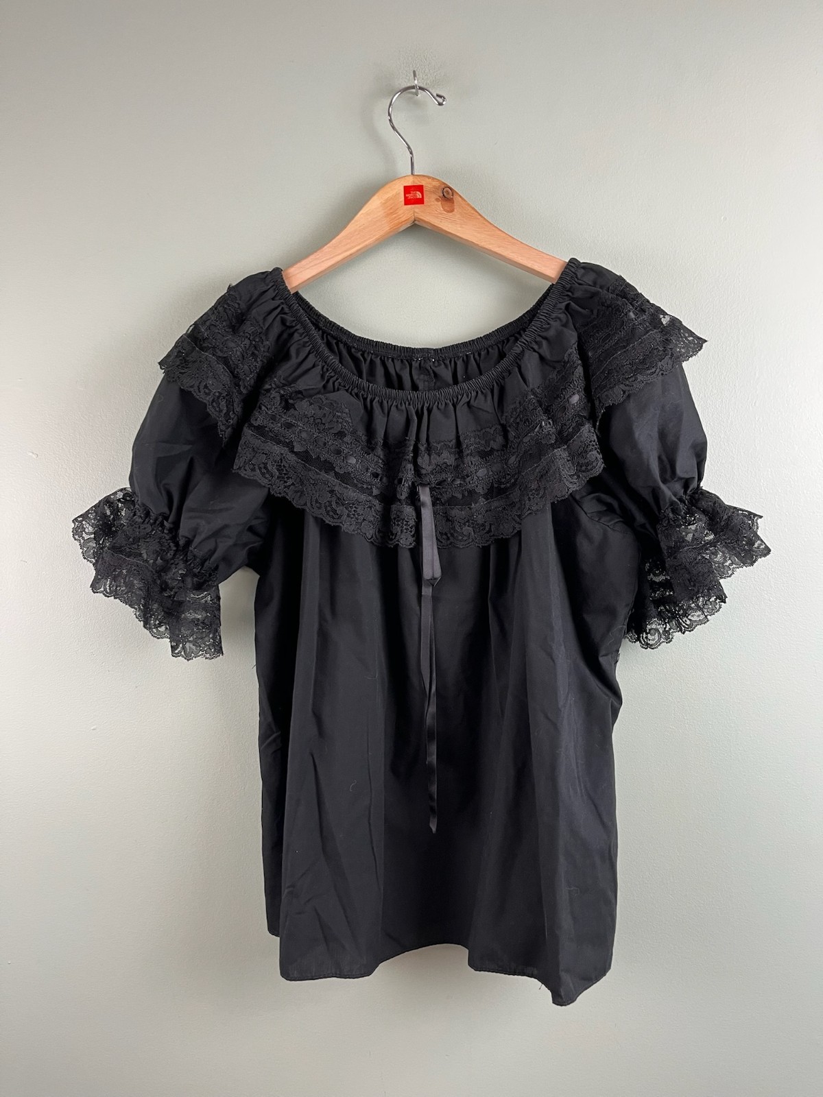 Partners Please! Malco Modes Square Dance Skirt & Blouse Size XL Black VTG