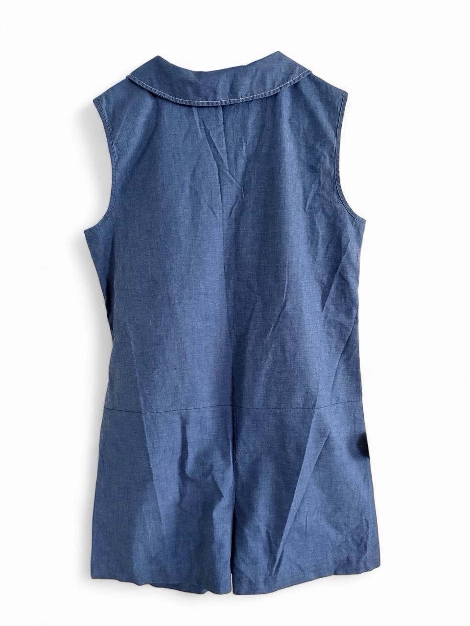 Vintage 70’s Women’s Gaymode by Penney’s Denim Romper. Size M