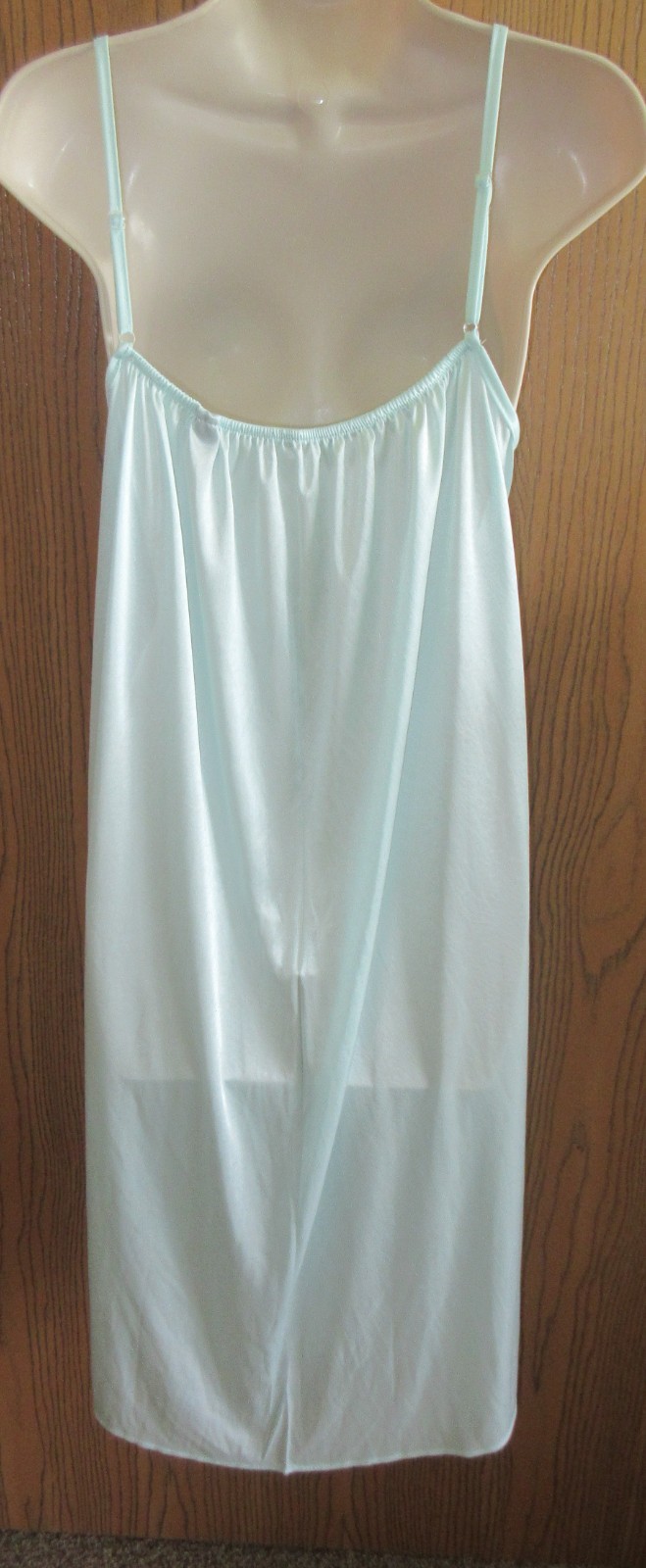 MIDNIGHT COCO BRIDAL Aqua floral GOWN ROBE silk & satin slippery lingerie sz XL