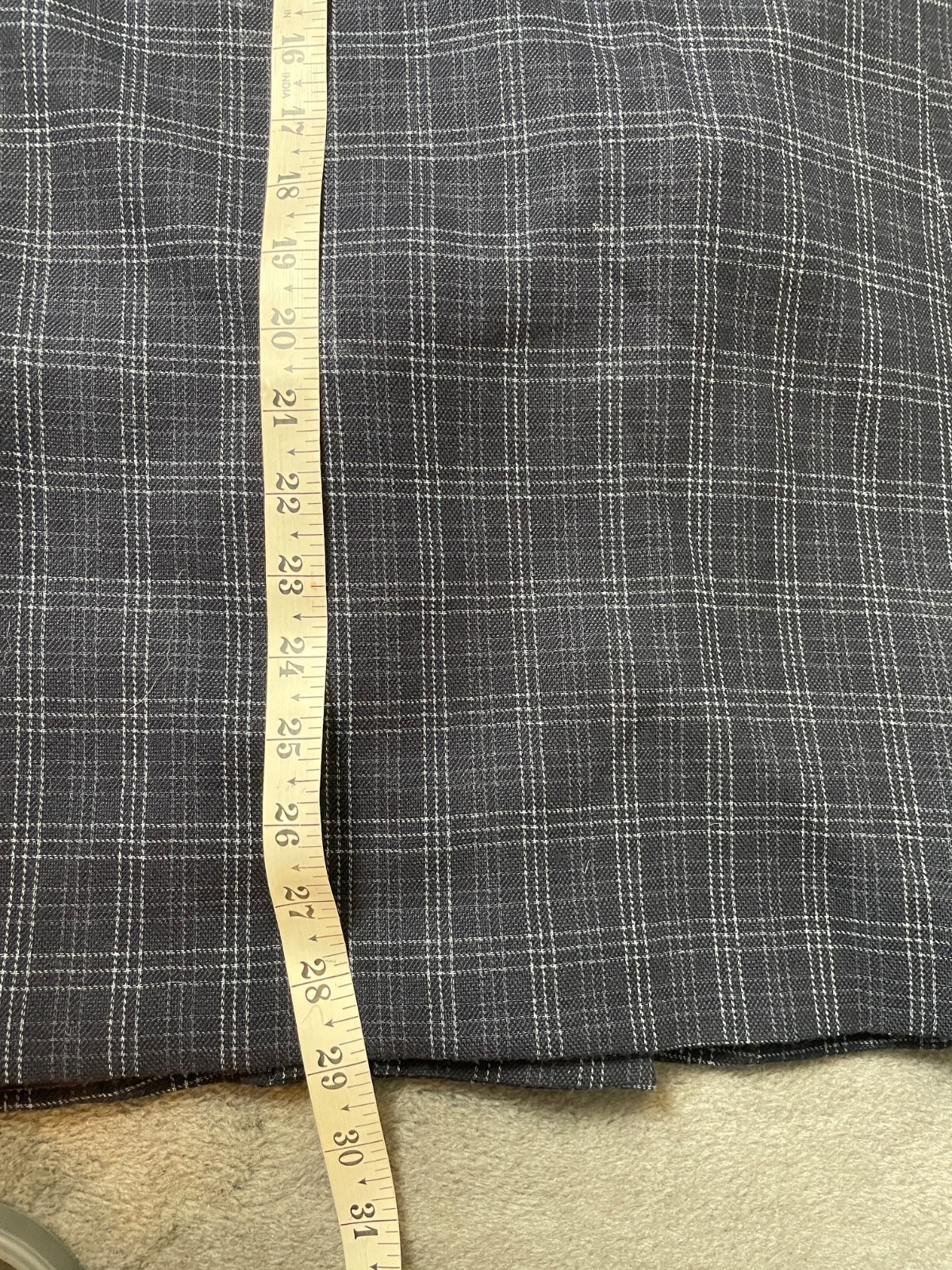 Vintage Giancarlo Ferrari Blazer Womens 10 Gray Windowpane Plaid Double-Breasted