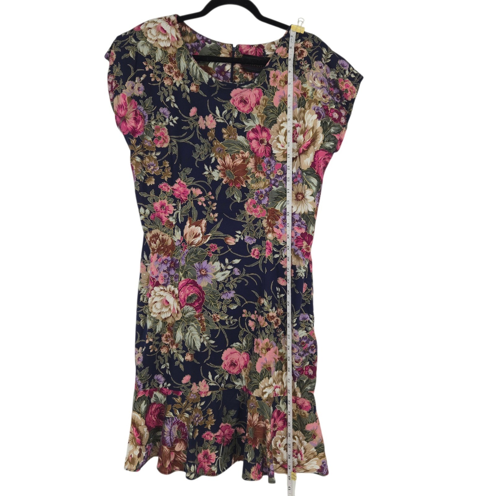 Just In Thyme Ltd Dress and Jacket Set Women Size 14 Floral 2 Piece Vintage 90s