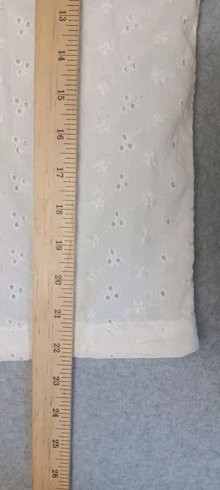 VTG Sears Cap Sleeve Eyelet Pointelle Camp Collar Blouse Small White Preppy Boho