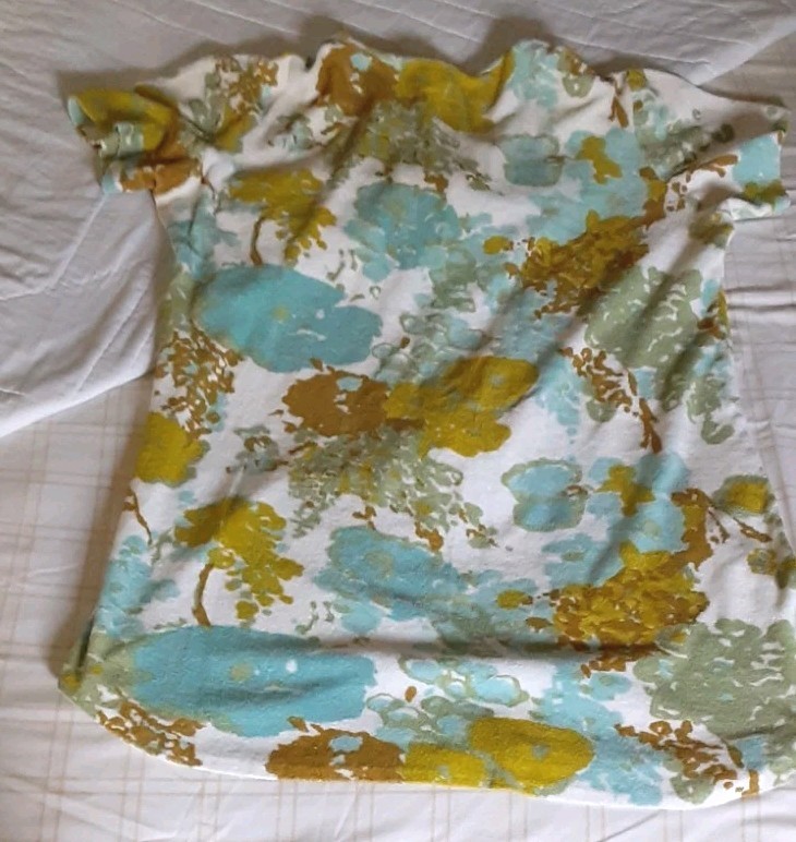 Vtg White Stag Beach Pool Swimsuit Terry Cloth Cover Up Ladies M