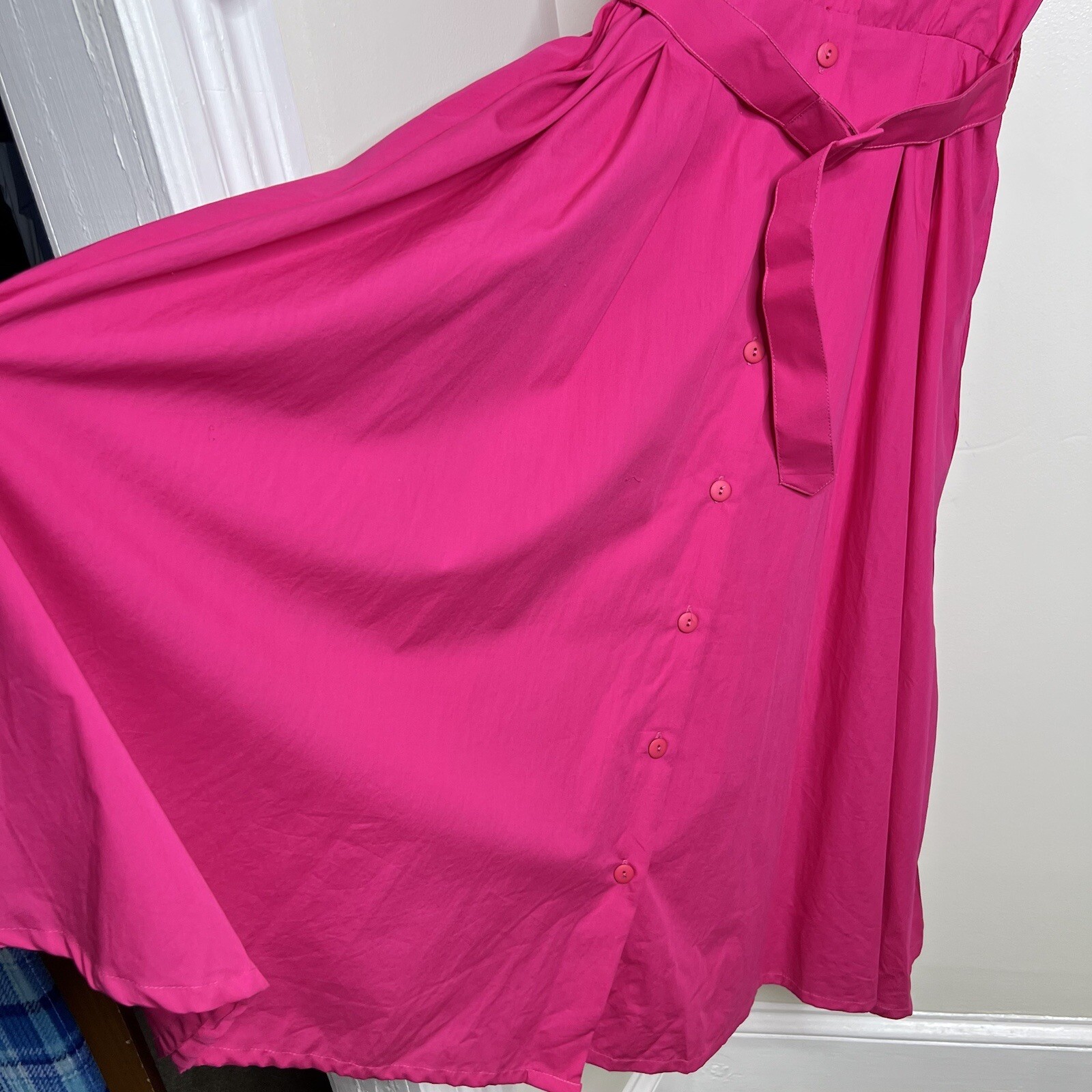 Vintage Deadstock Gloria Vanderbilt Activewear Pink Dress Woman’s size XL Cotton