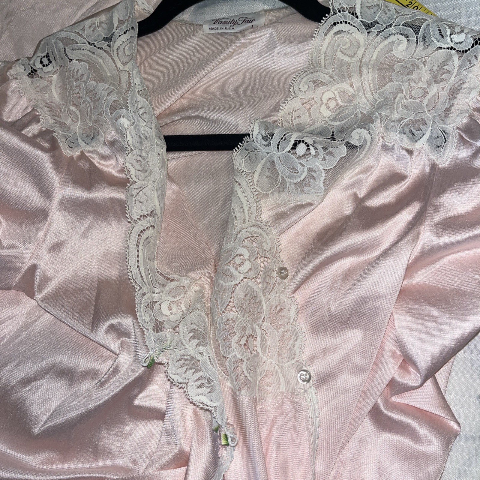 Vtg Vanity Fair Peignoir Maxi Set Size L Pink Grecian Glam Mad Men Fairy Core