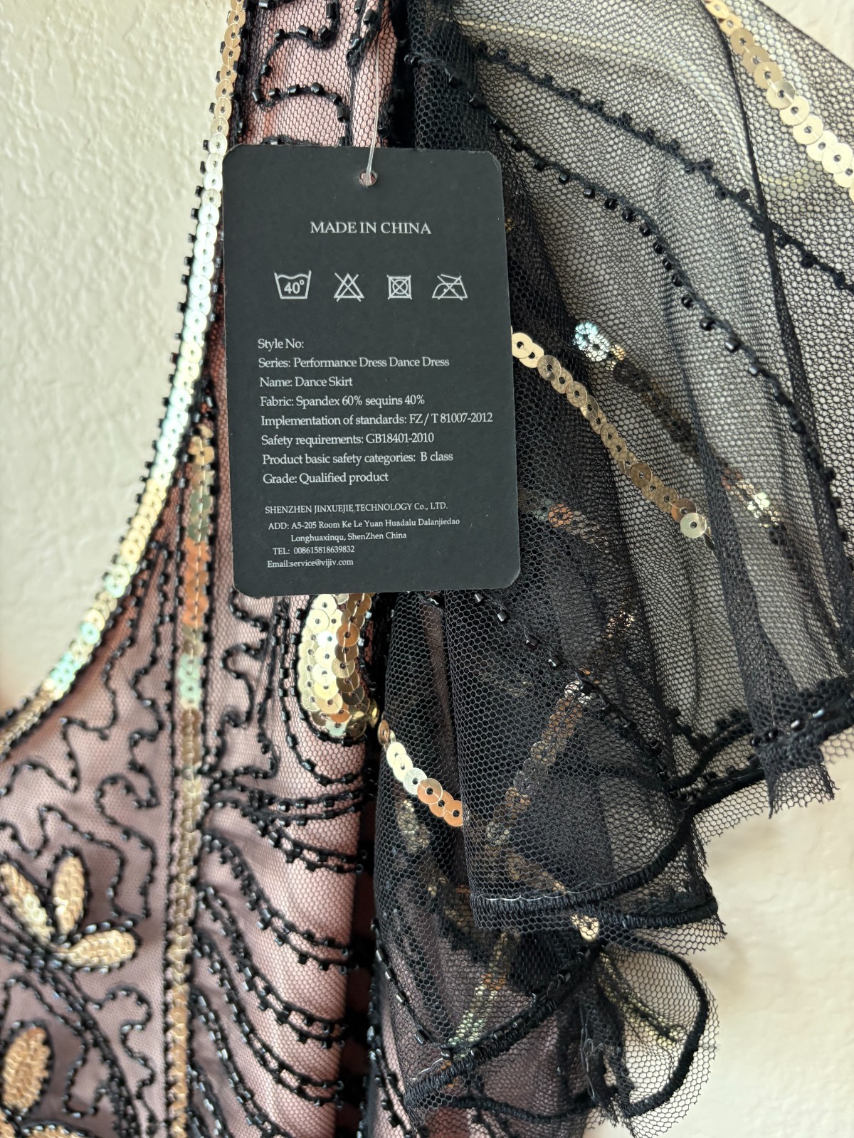 1920s Flapper Beaded Sequin Dress Art Deco Great Gatsby / Party / Event XL