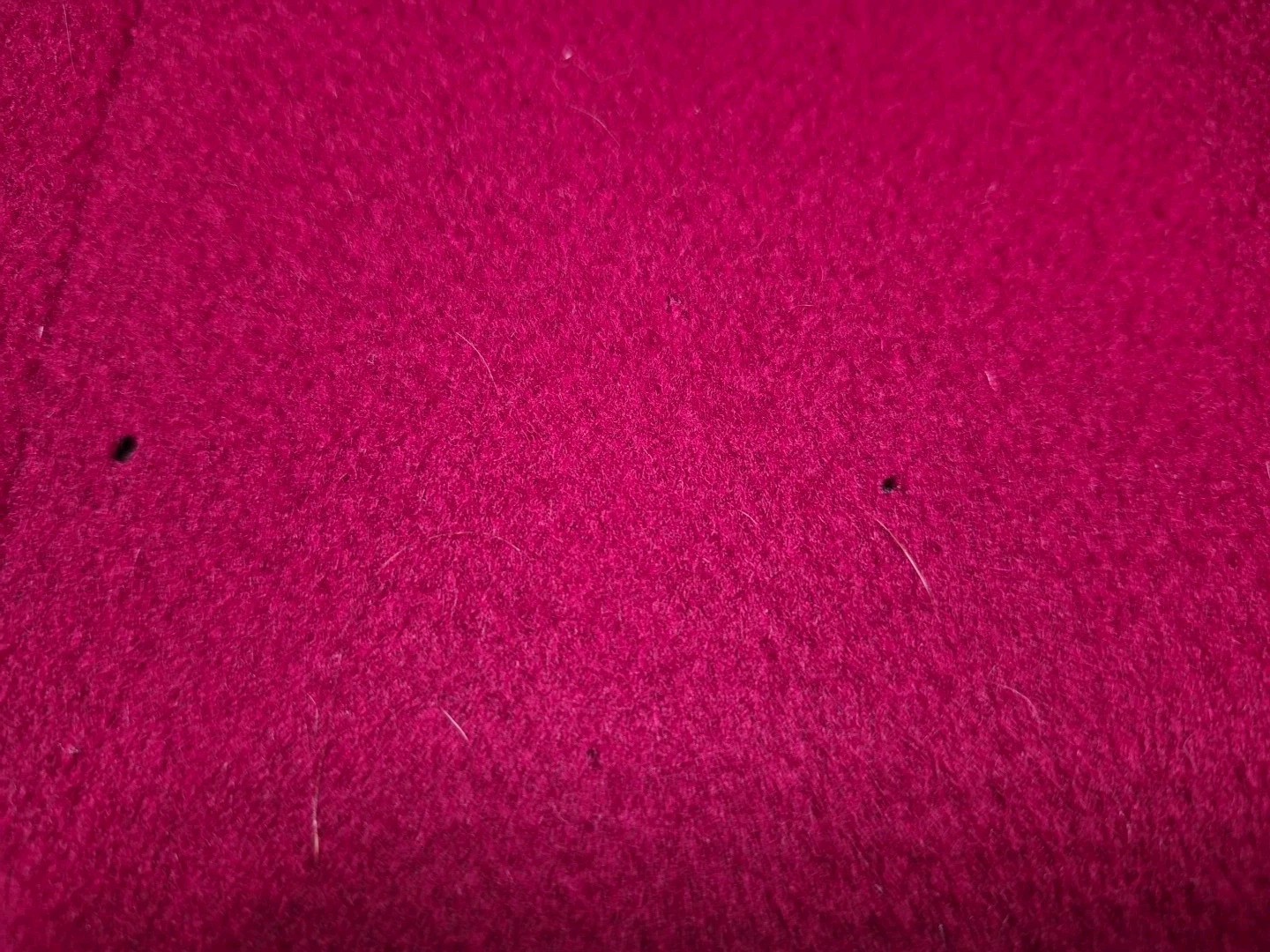 Vtg Forstmann 100% Wool Fur Collar Red Coat Womens No Size Tag Measure READ