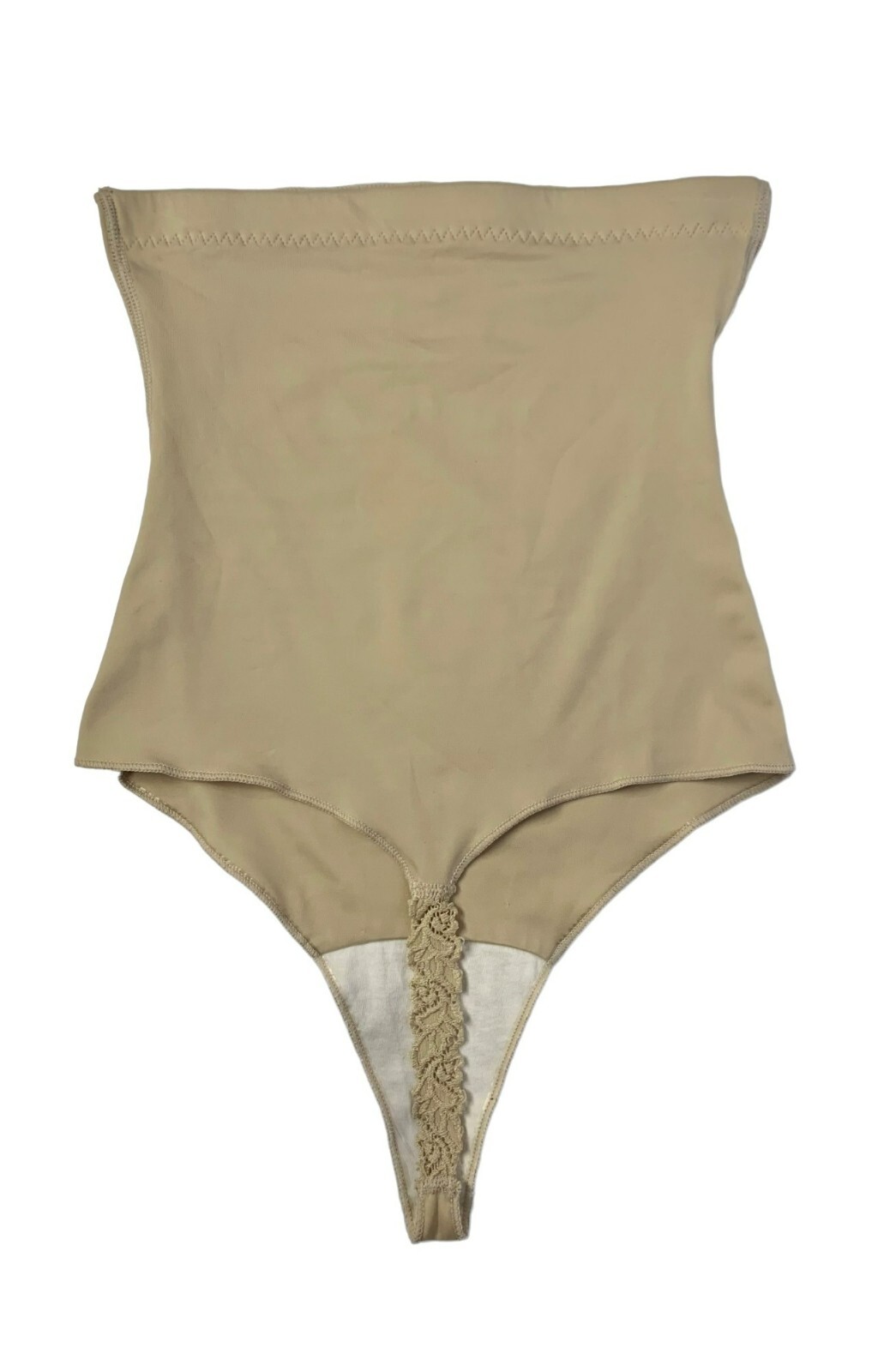 VTG Spanx By Sara Blakely High-Waisted Shapewear Small Beige Polyester Spandex
