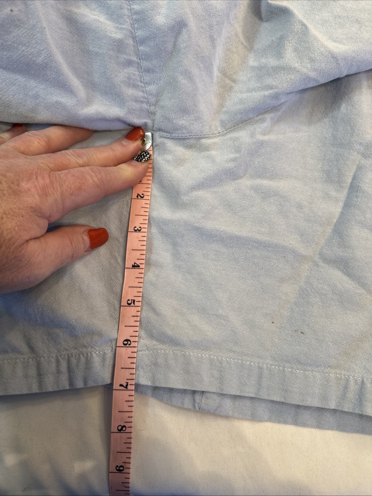 Vtg Jane Ashley Cotton Shorts Button Zip Sz L