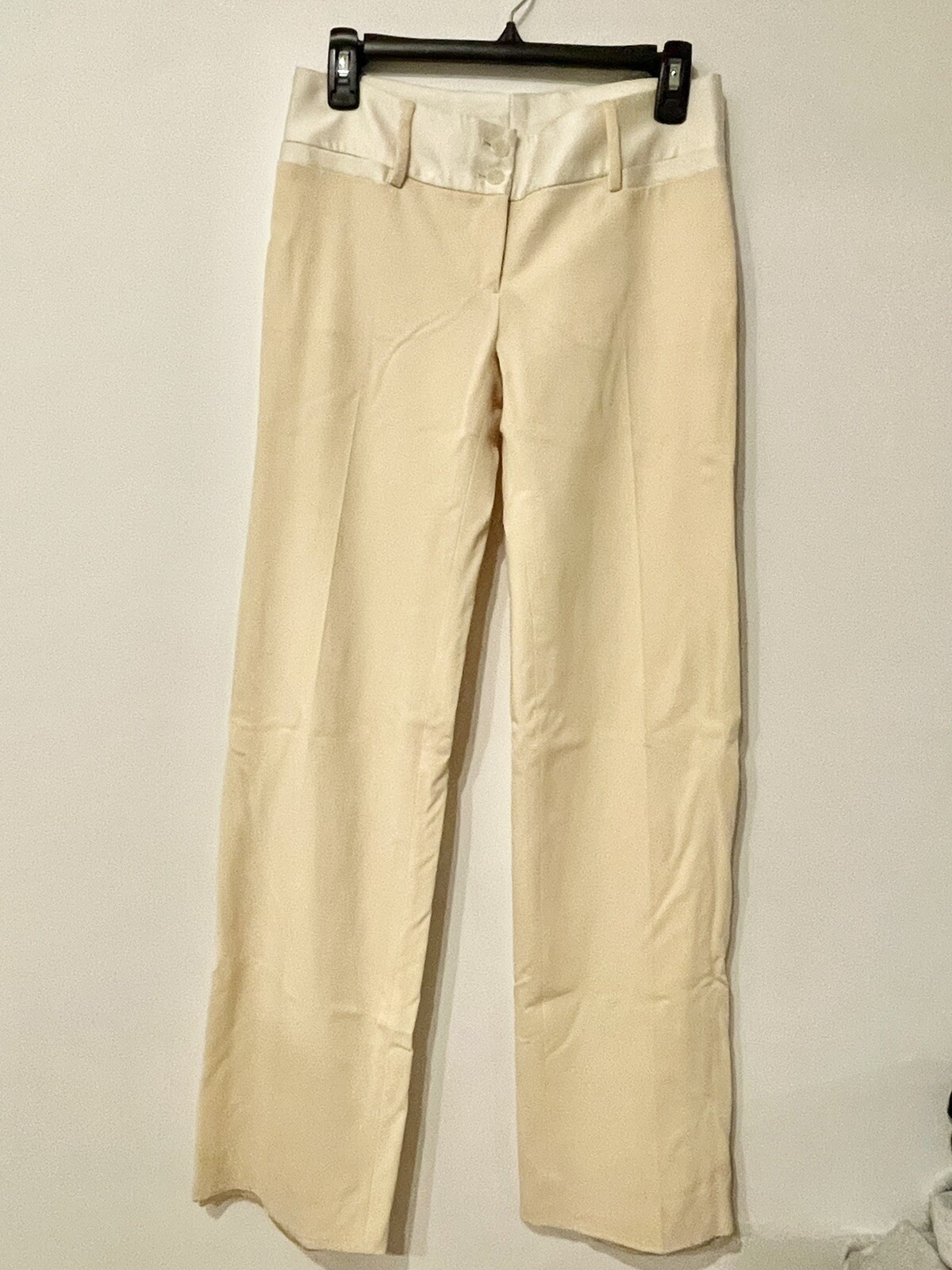 40 6 Dolce and Gabbana tuxedo pants slacks ivory Winter white￼ Champagne