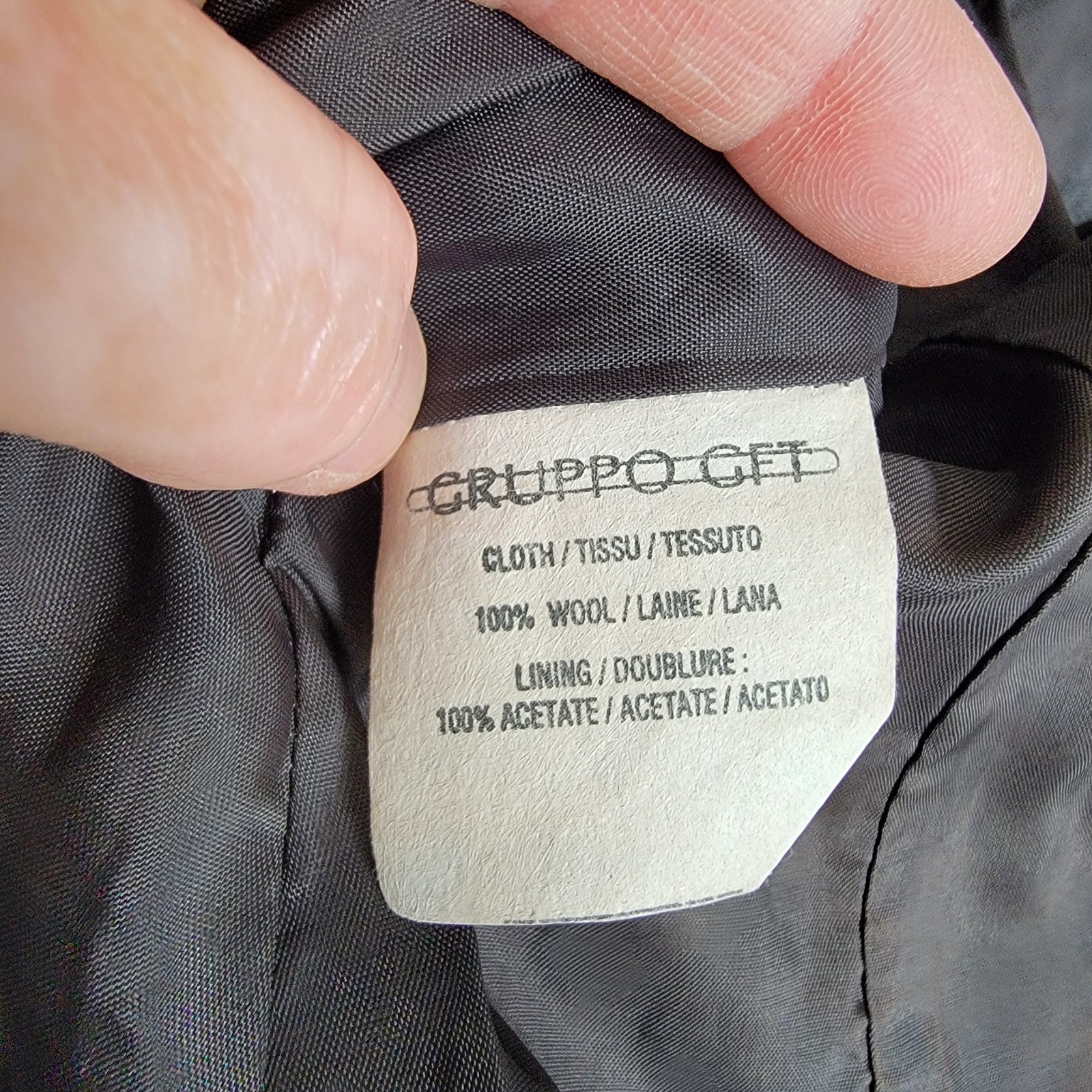 Vintage 90 Single Breasted Blazer Emanuel Ungaro Grey Tailored Women Size S 6/40