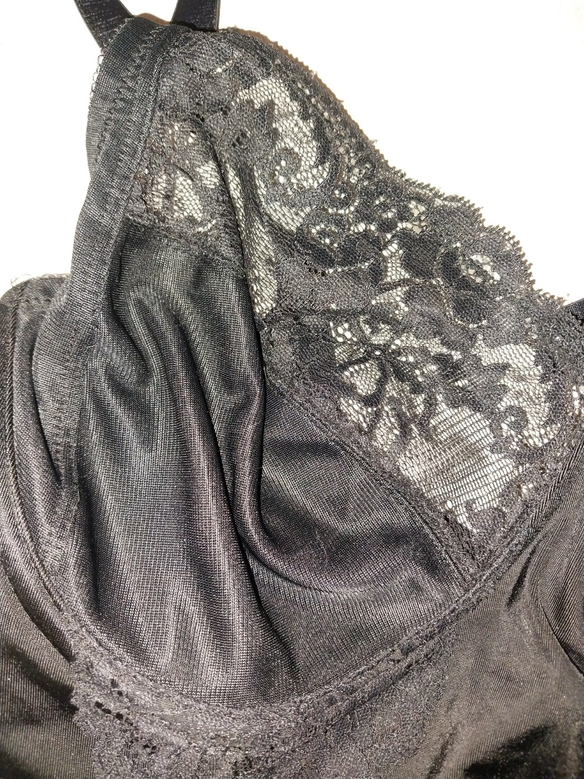 VTG SILKY NYLON BOMBSHELL LACY UW OBG LL IN 1 GIRDLE SHAPERWEAR NIP TUCK 36 38DD