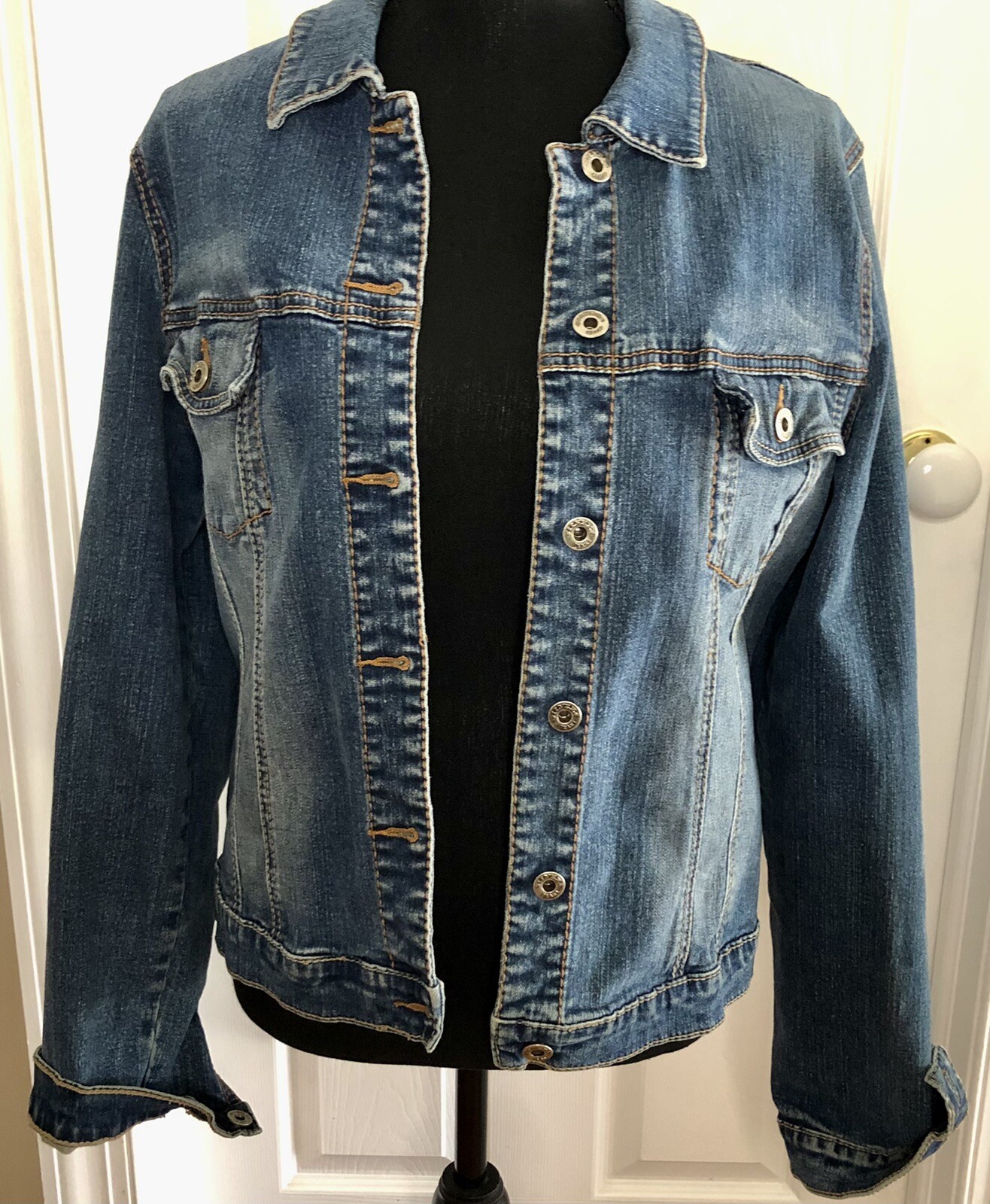 Vintage Silver Jeans Co. Blue Denim Jacket XL