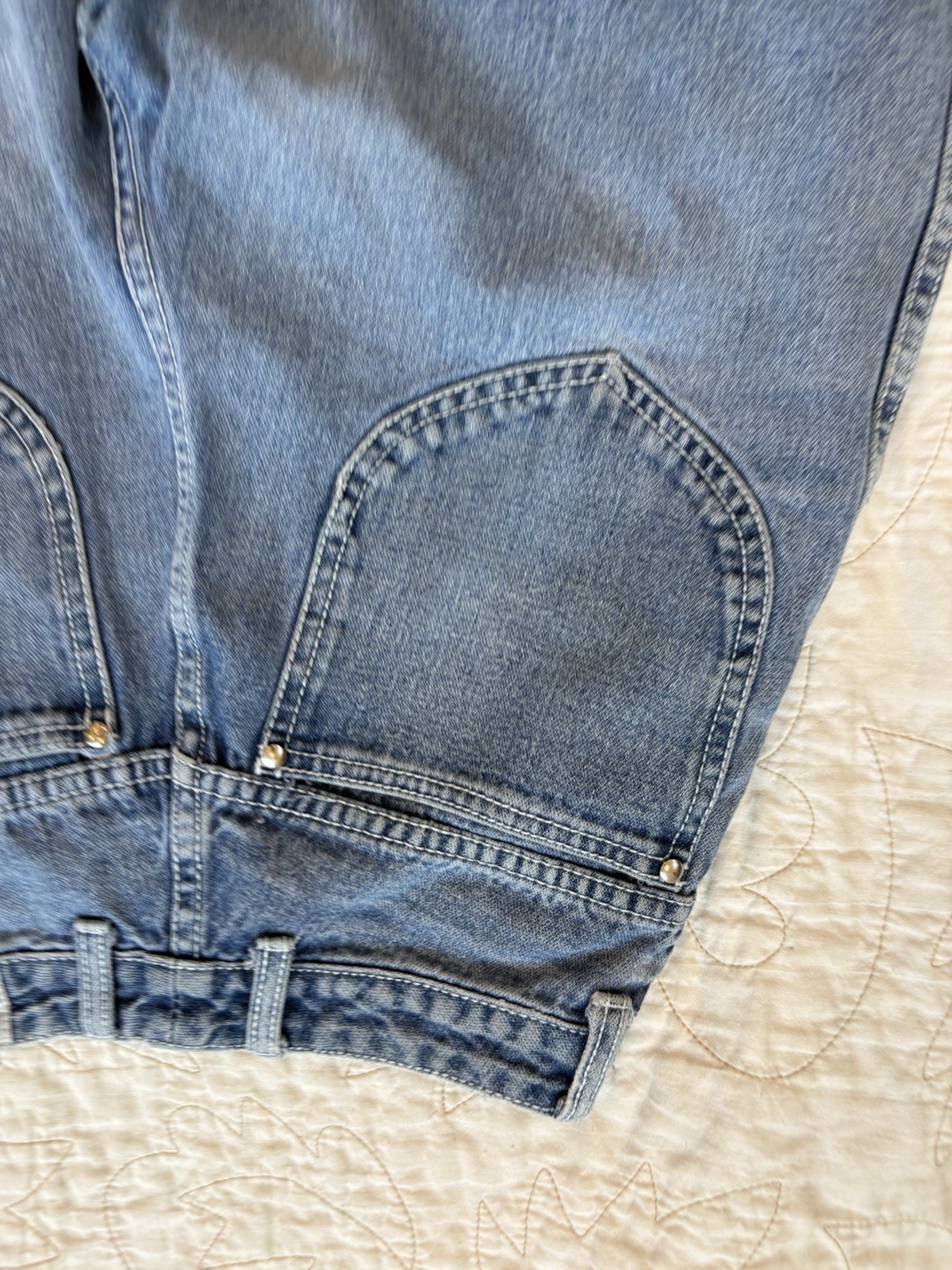 Unionbay True Vintage High-Waist Buttonfly Indigo Denim Jeans 1970&rsquo;s Size 5