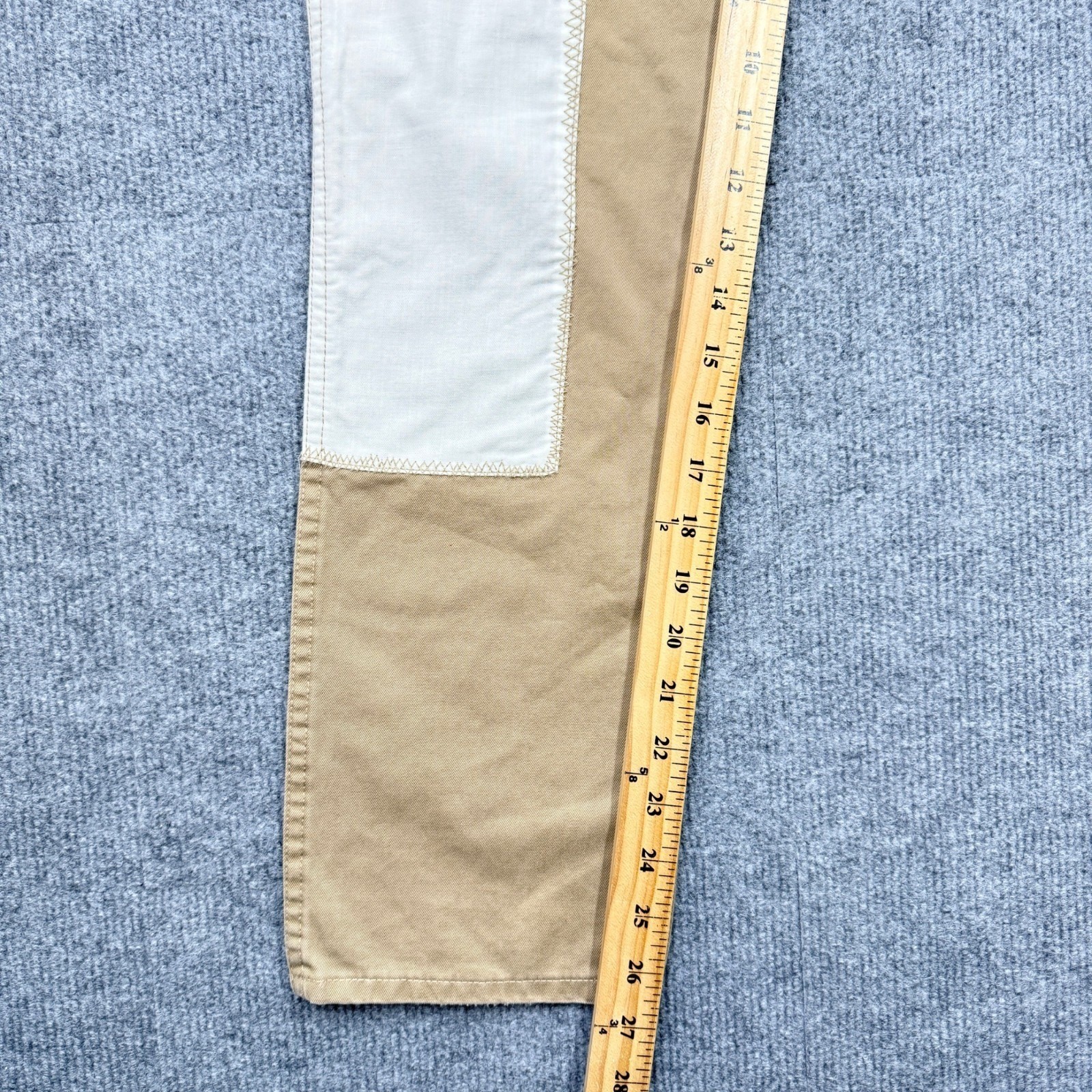 J.Crew Womens 25 Patchwork Chino Pants Cotton Vintage Straight Khaki NWT Preppy
