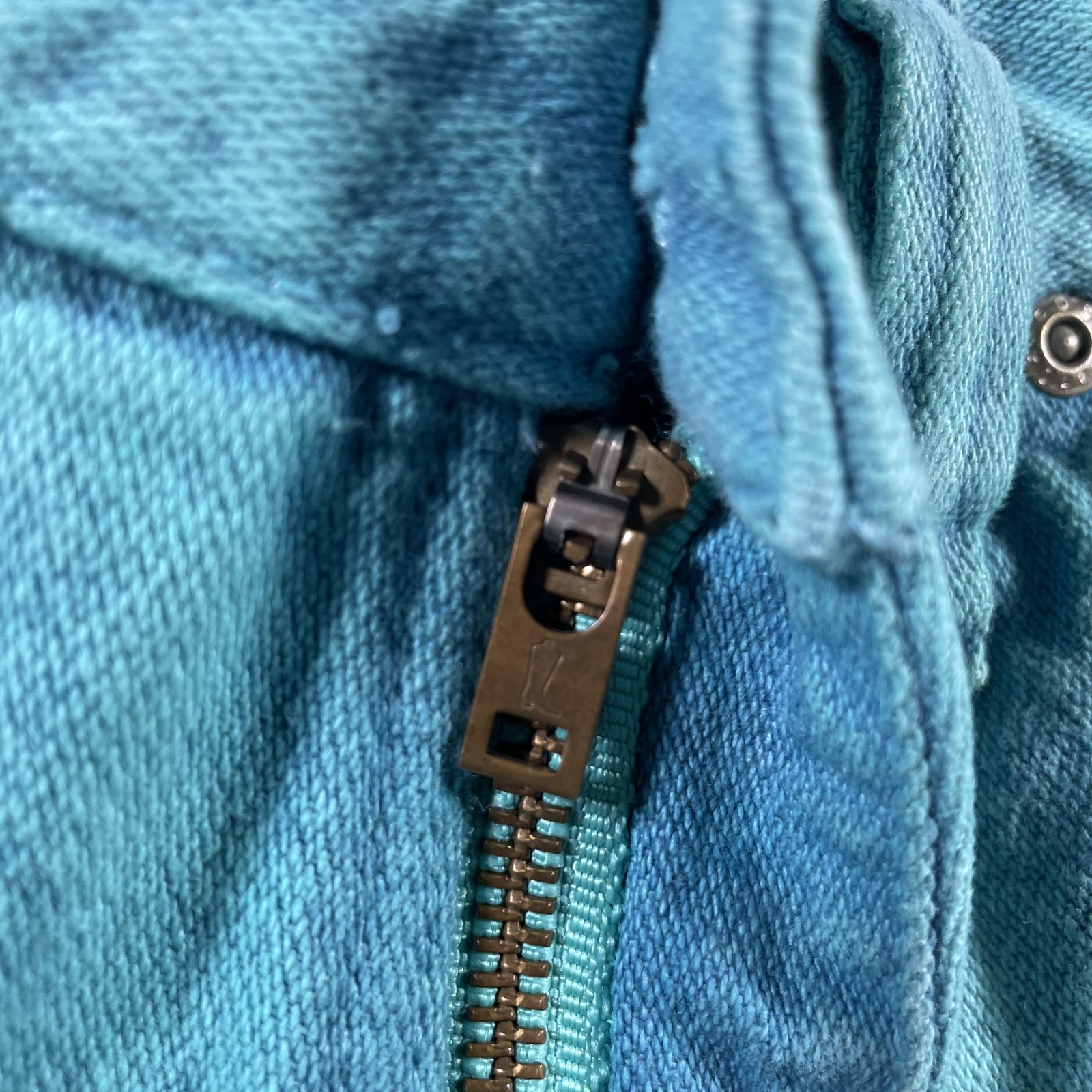 Wrangler Jeans Womens 25×36 High Rise Aqua Blue Straight Denim Made USA MA201-04