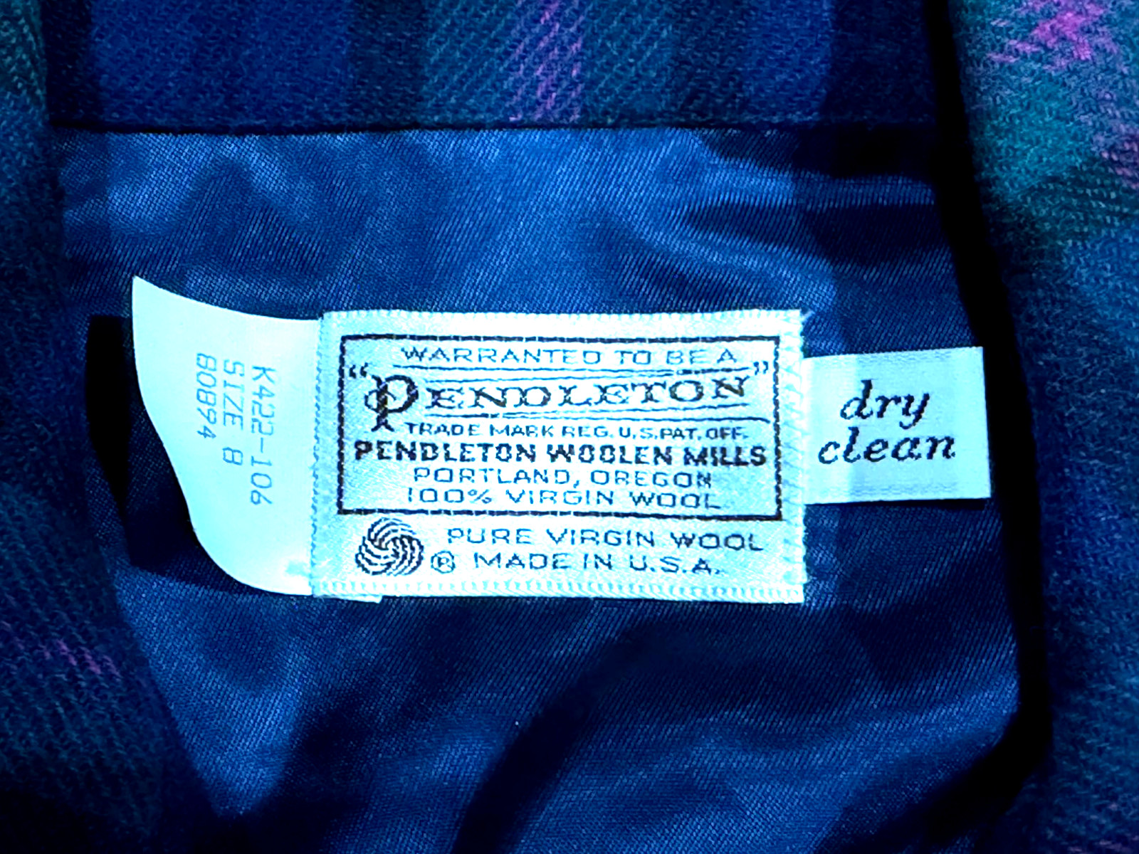 Vintage Pendleton 49er Jacket