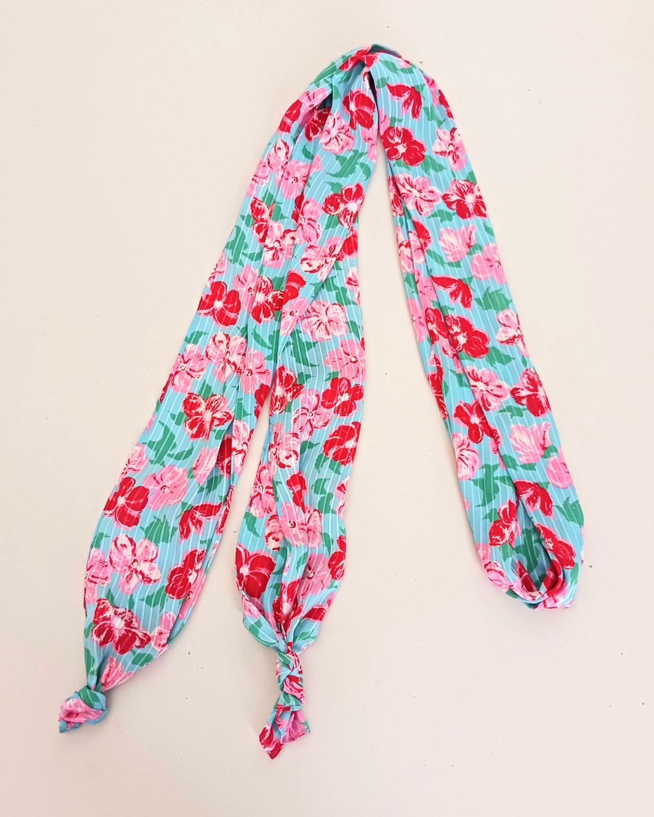 VTG 80s Diane Freis Floral Print Belted Midi Dress Georgette Fabric Hong Kong