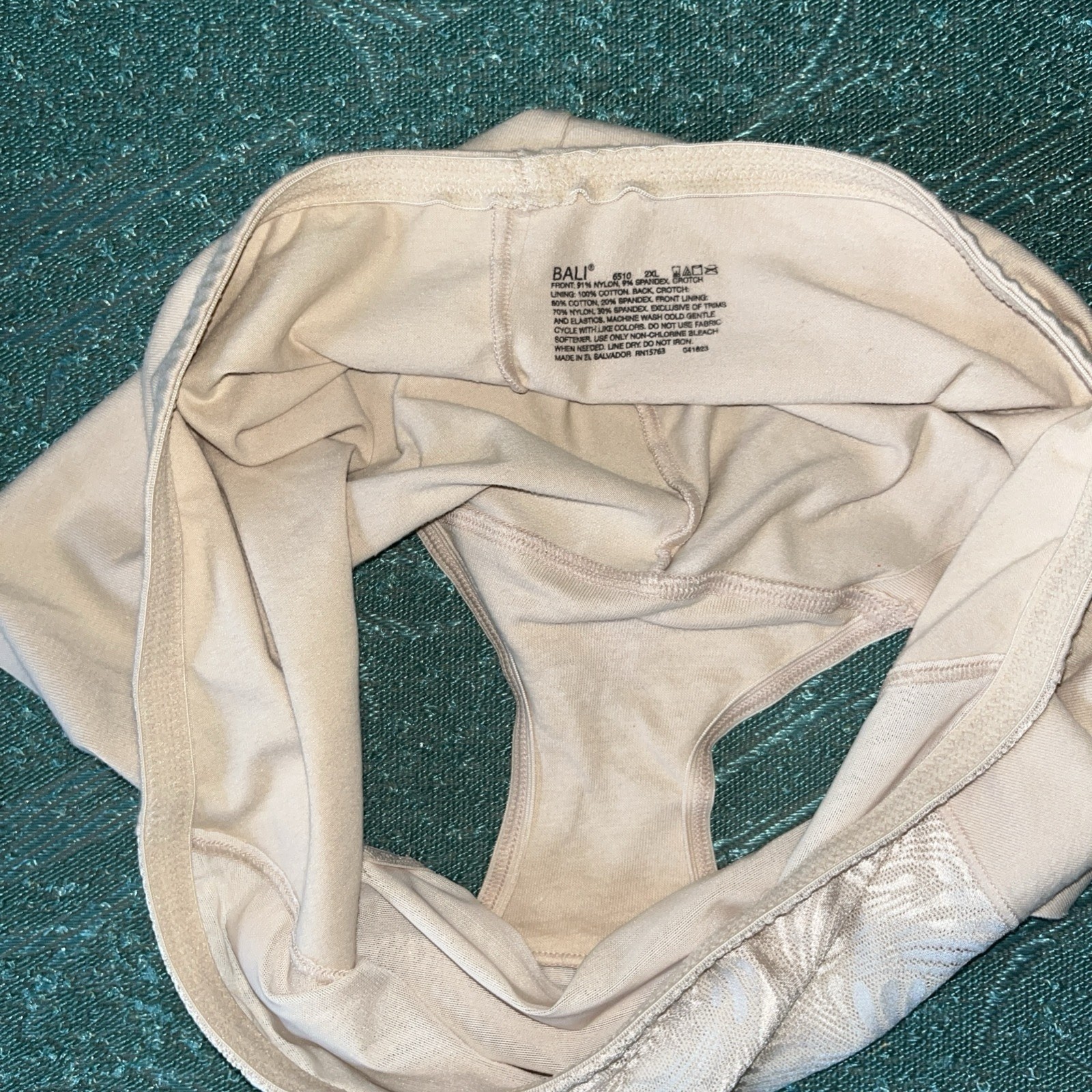 3 Vtg Shapewear Flexees Bali Plus Size 2XL Panties Shaper Briefs Second Skin