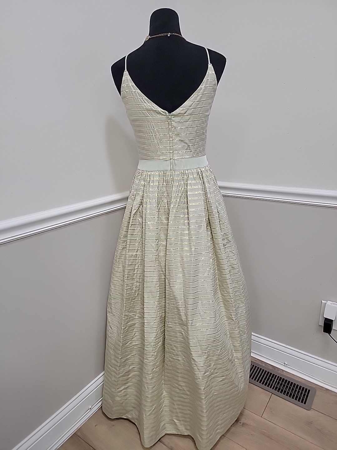 VTG 2000s Gunne Sax Jessica McClintock Renaissance Revival Lurex Maxi Dress