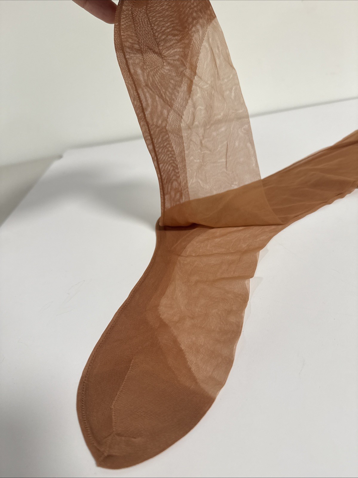 Vintage Ring Clear Full Fashioned DuPont Nylon Stockings Sz 10 RTH Lot Of 2