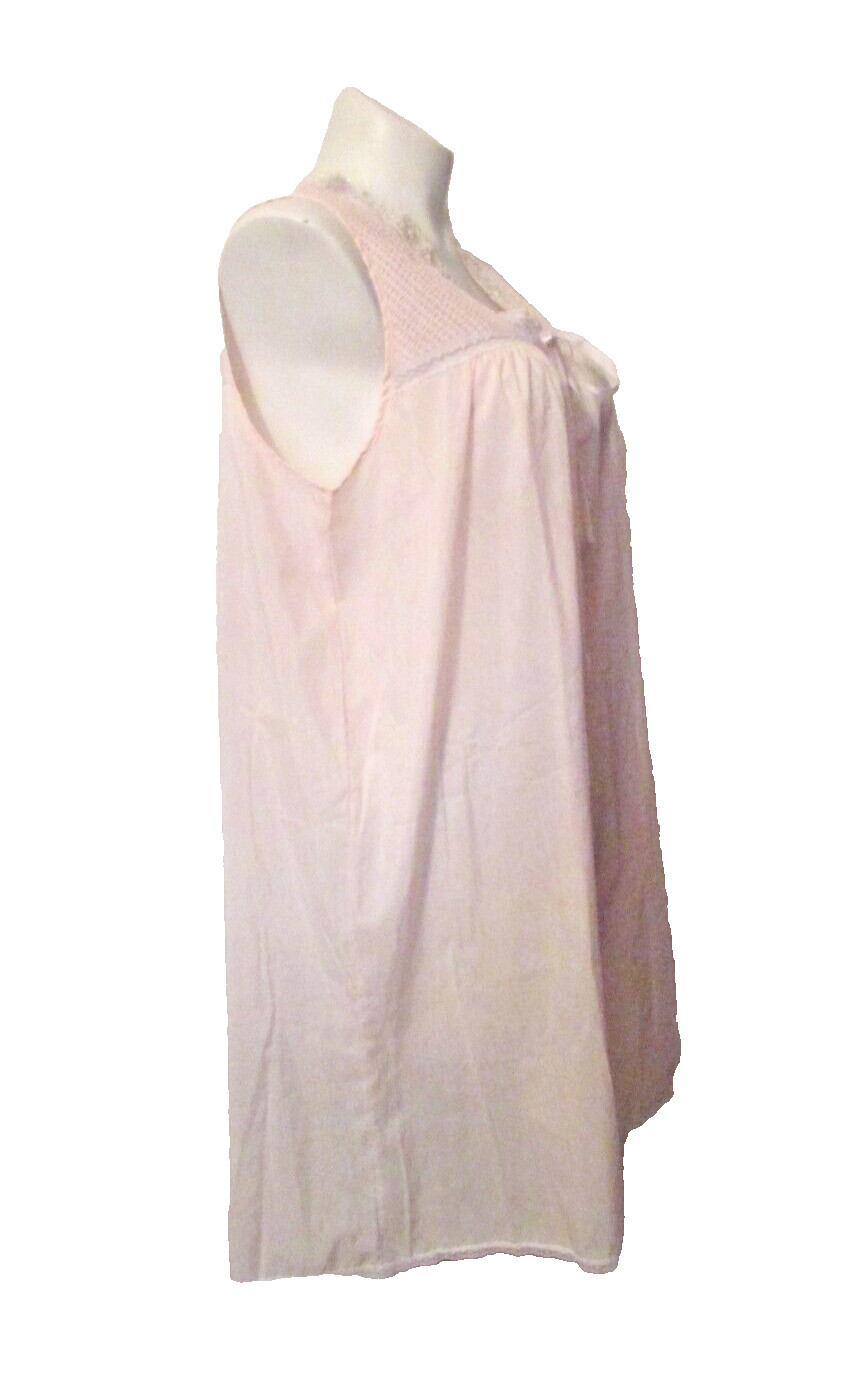 Vanity Fair Polyester/Nylon/Cotton Soft Blend Embroidered Nightgown 1X USA made