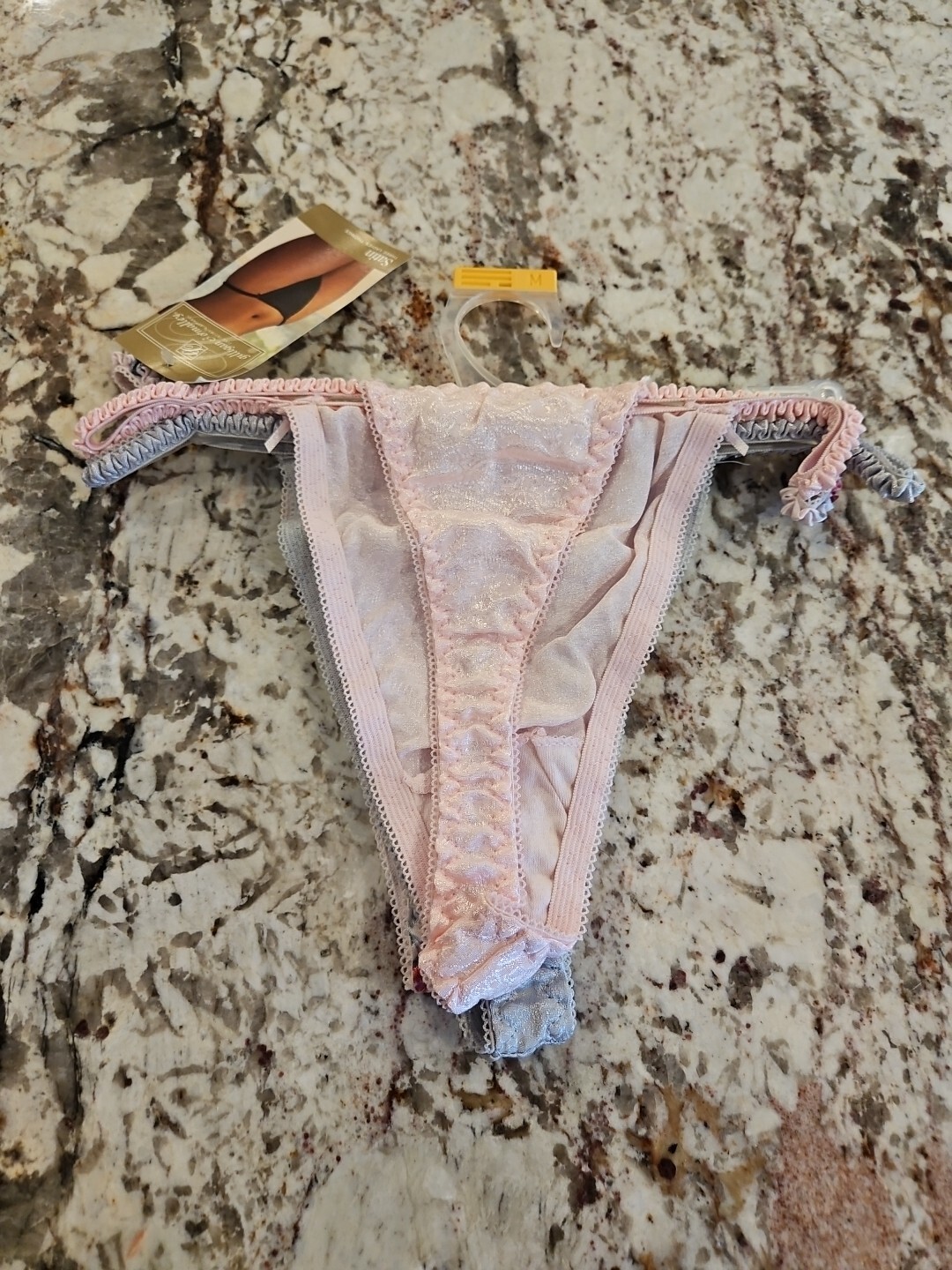 True Vintage Gilligan & O&rsquo;malley Satin Thong 3 Pack