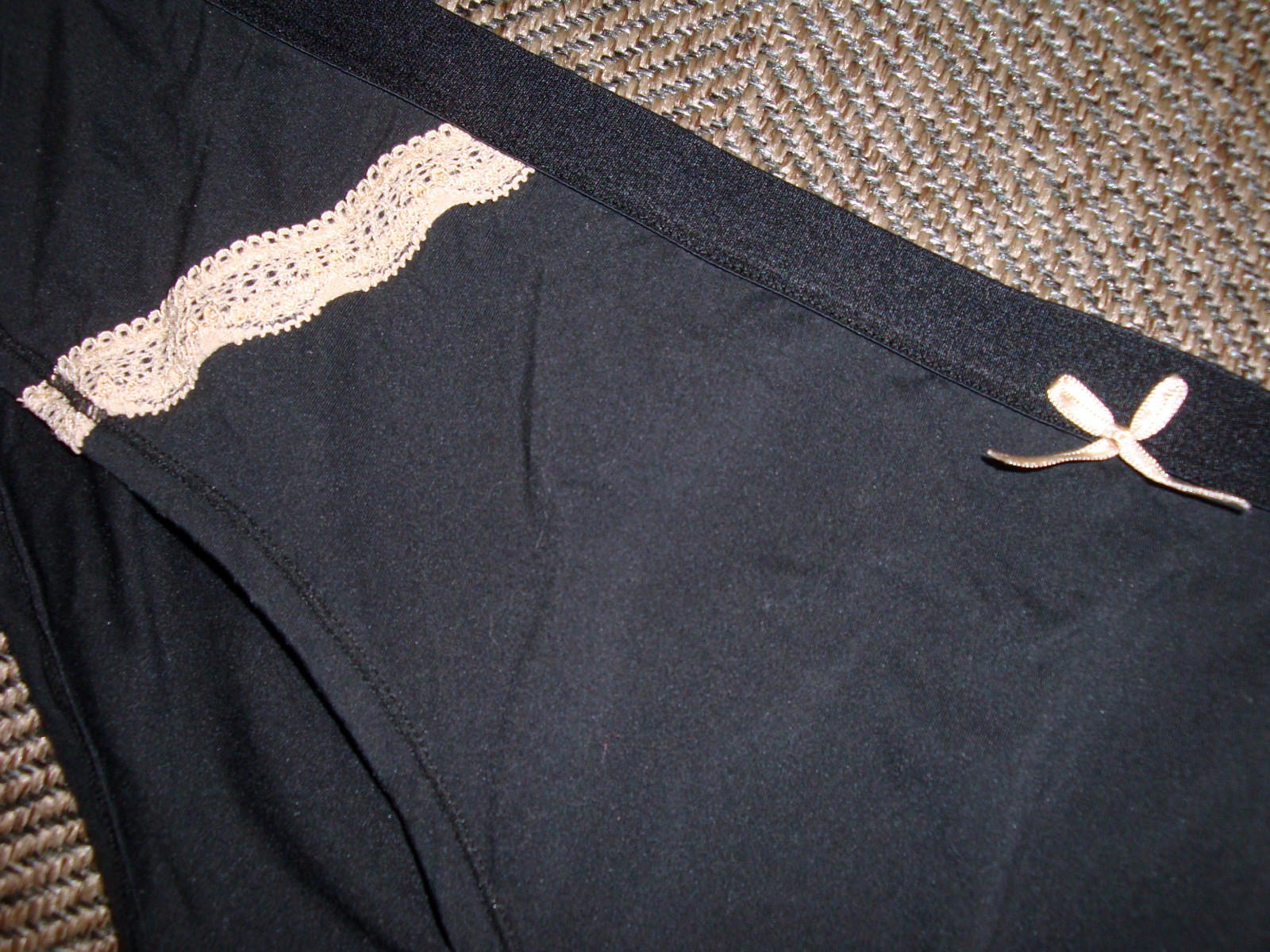 Cacique 22/24 Cotton High Leg Bikini & Extra Soft Cheeky Panty Vintage Black Lot