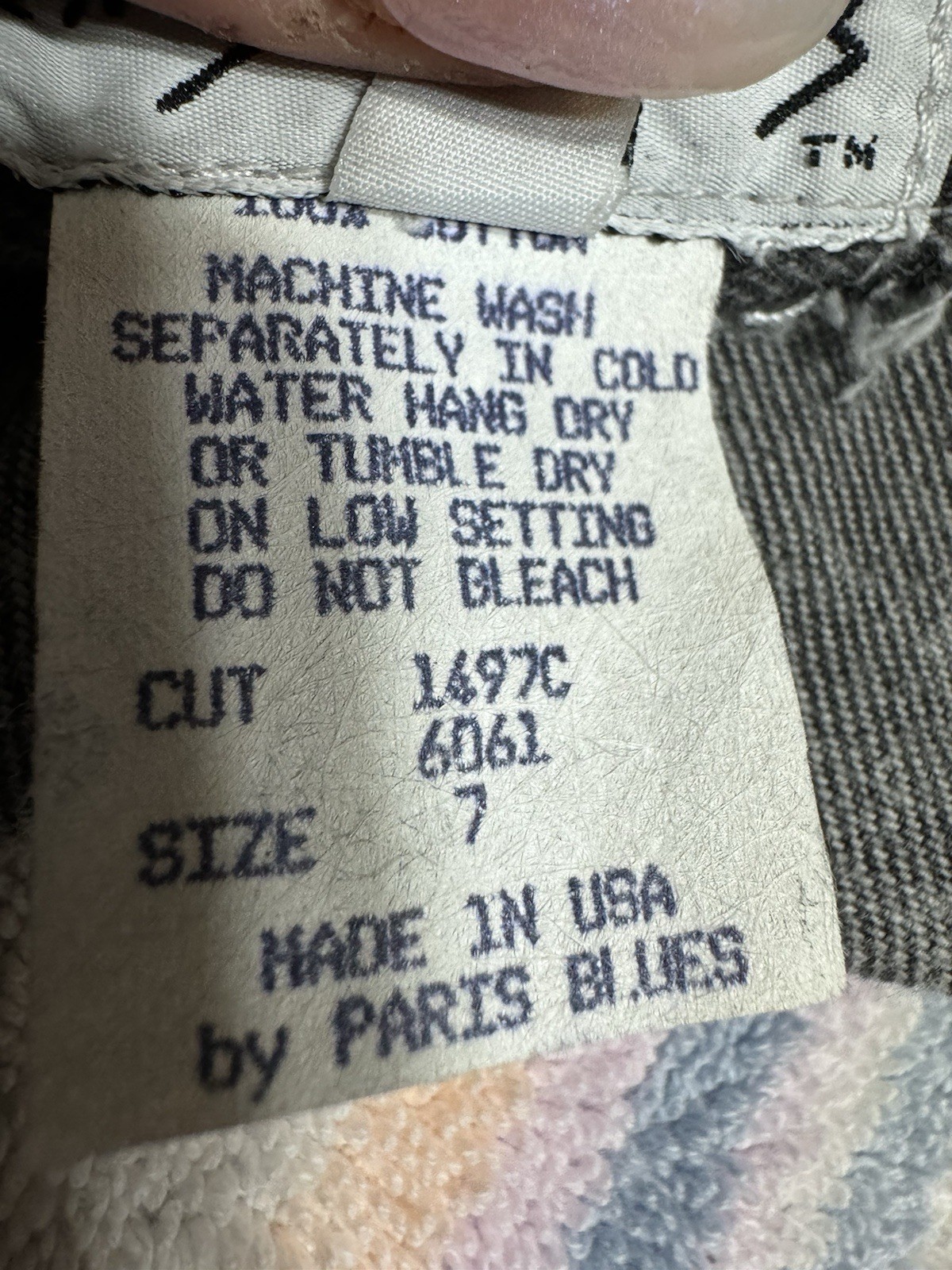 80&rsquo;s VTG Paris Blues Stonewashed Black Acid Wash Bodycon Dress Juniors 7 XS/S