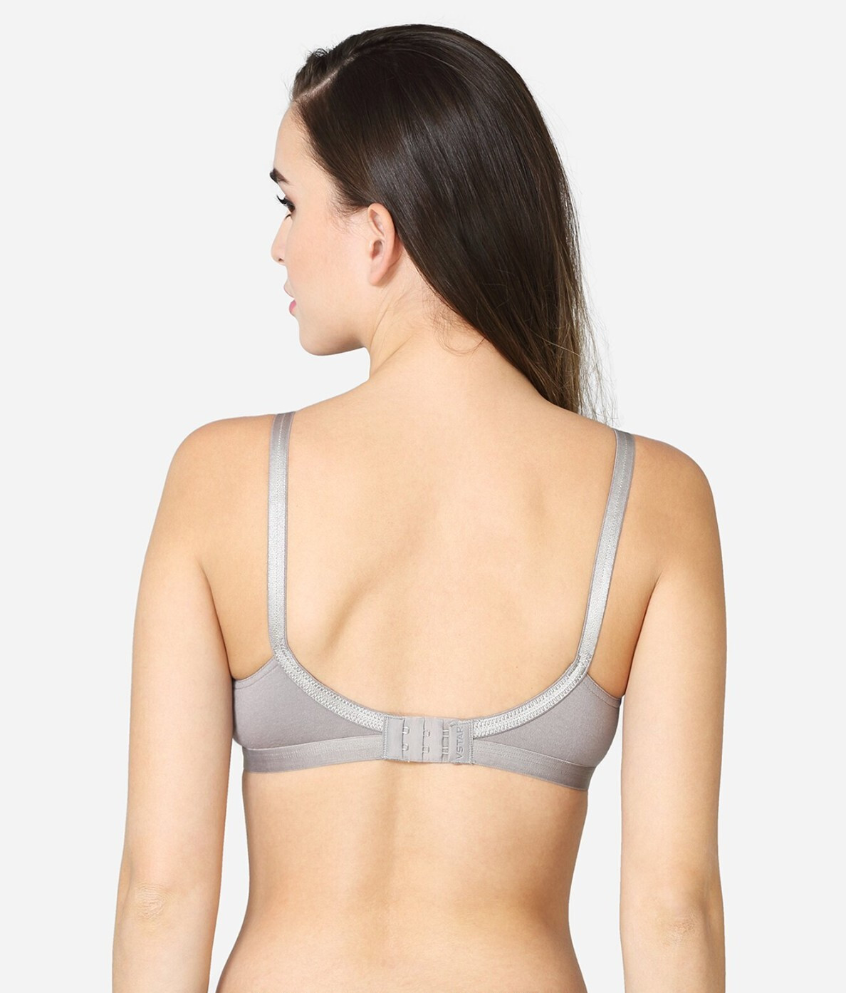 Gray Bullet Bra Organic Cotton – Vintage Retro Bra (Plus Size Available) Elastic