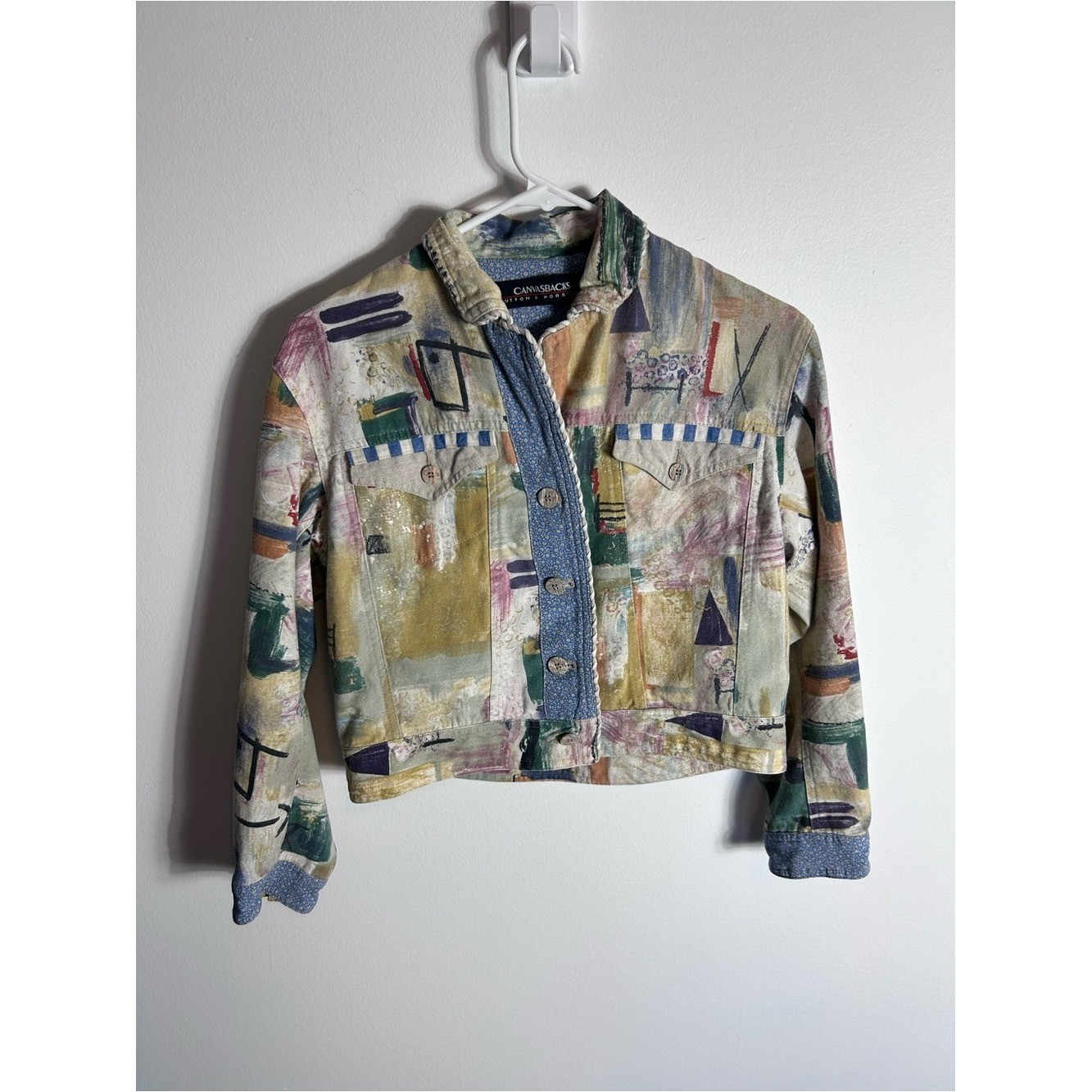 Canvasbacks Vintage Painted Denim Jacket – XS