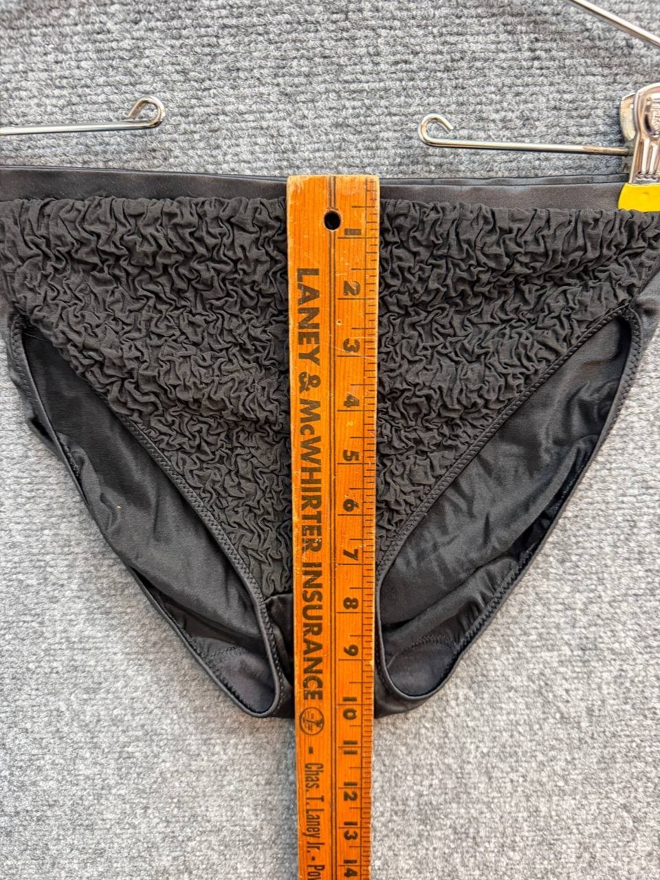 Vintage Maidenform Magic Moment Black Brief Panties Size 7 Large USA