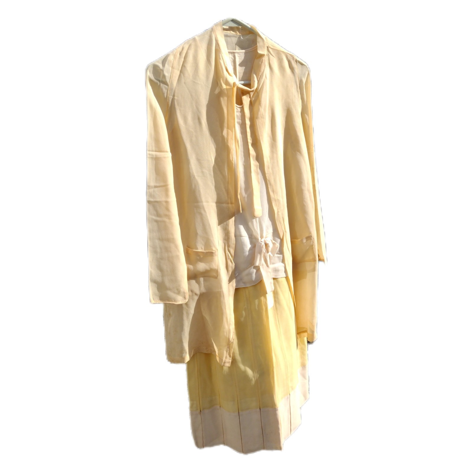 1920s dress with matching jacket georgette see photos & description