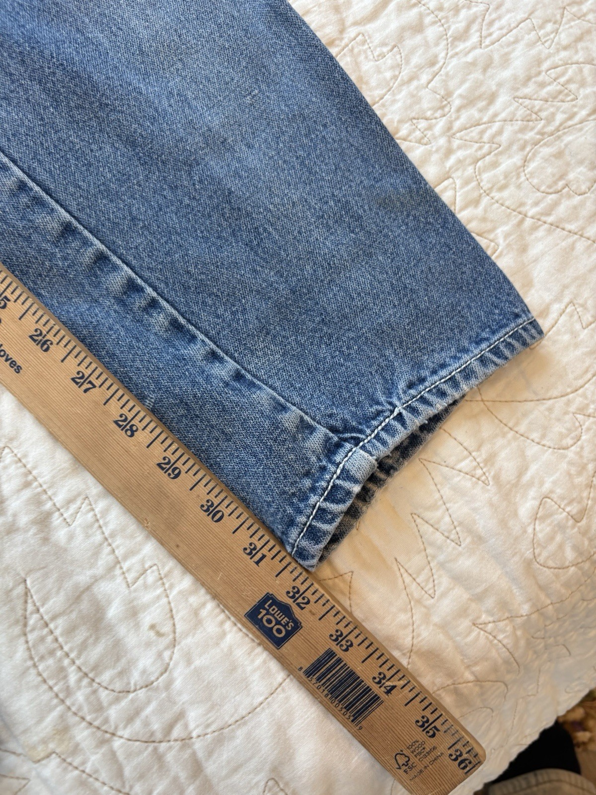 Unionbay True Vintage High-Waist Buttonfly Indigo Denim Jeans 1970&rsquo;s Size 5