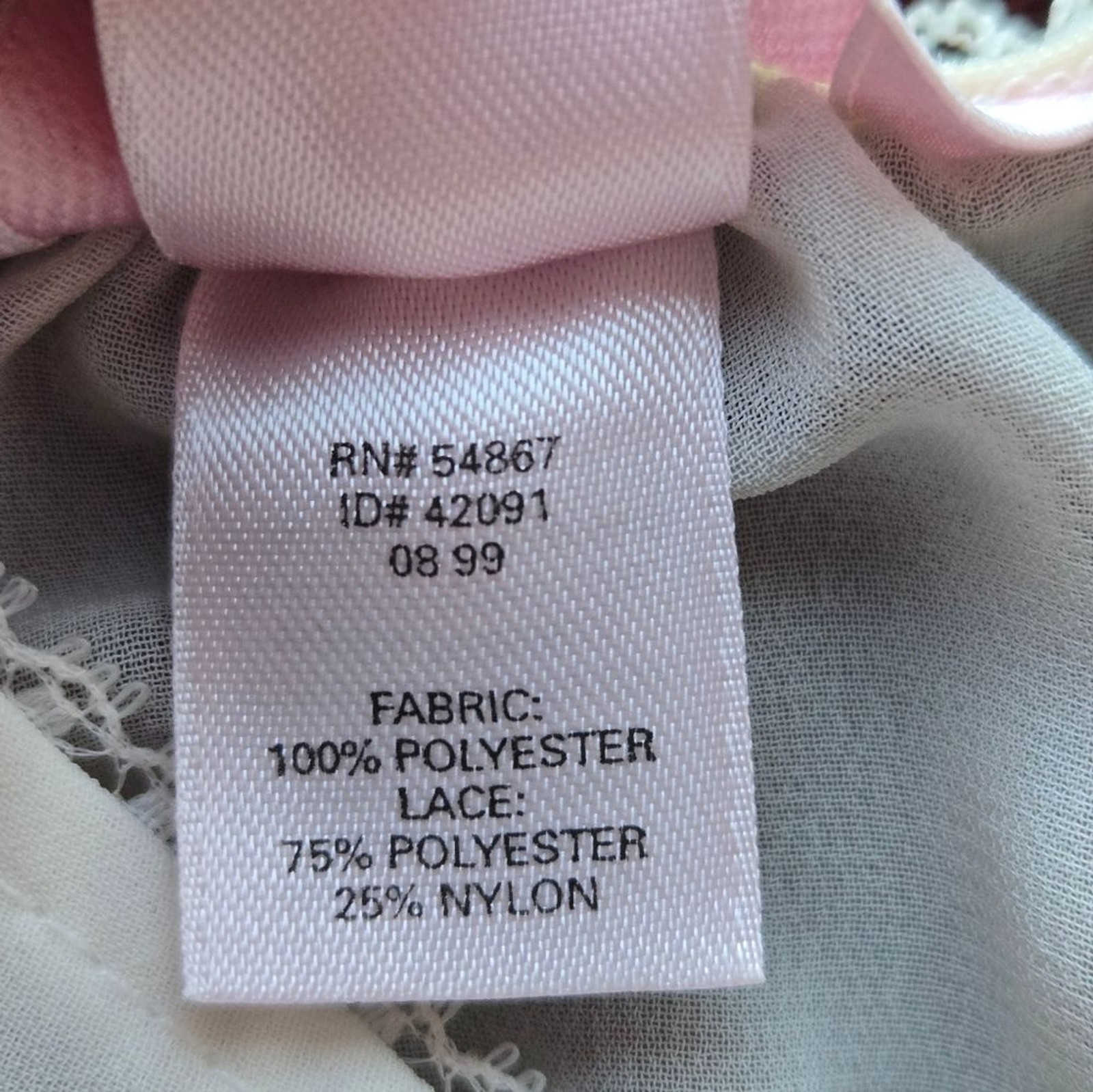 VTG Victoria’s Secret Pink Label Sheer White Babydoll Chemise Nightie – XS