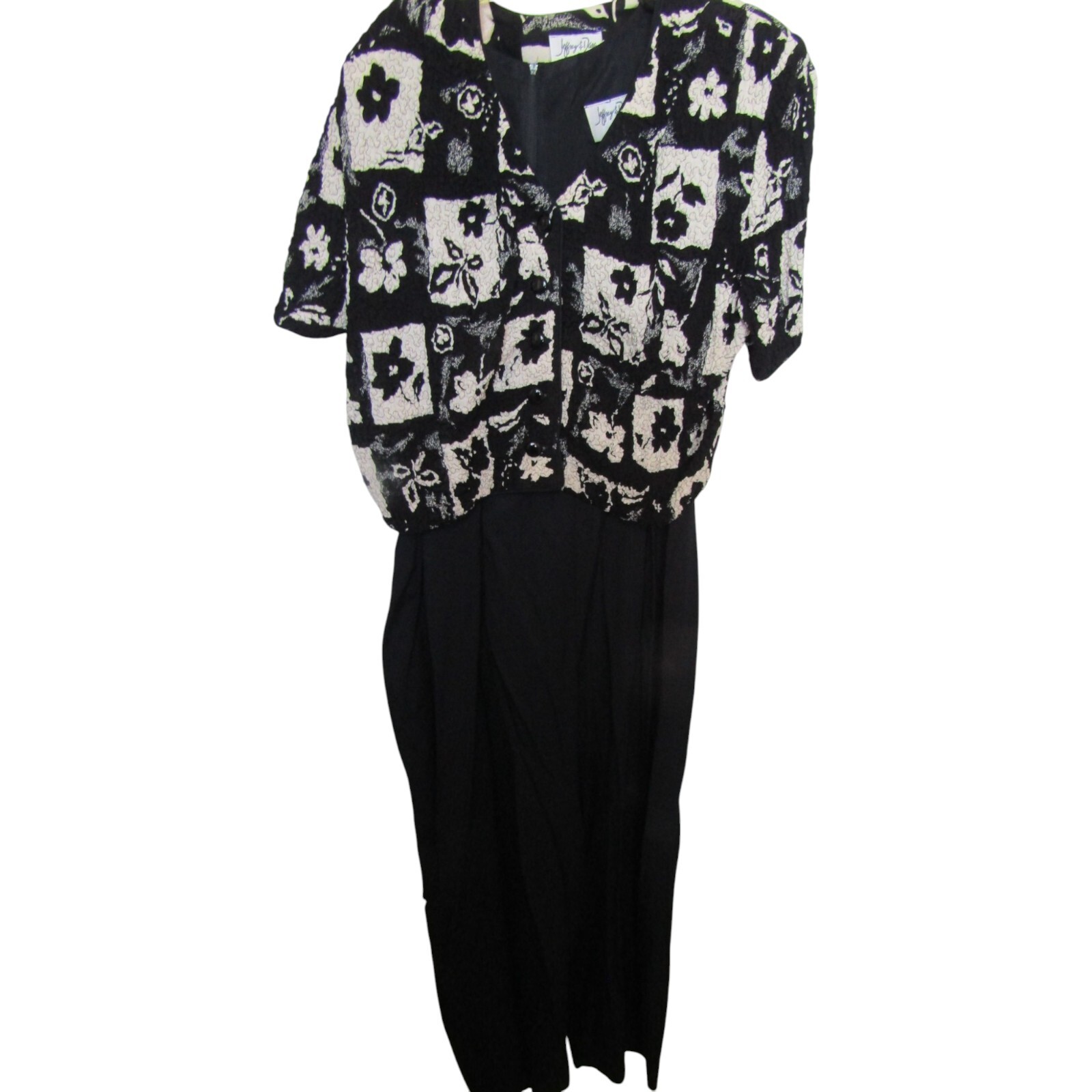 Vtg Jeffrey & Dara Jumpsuit and Jacket by Linda Hutley Size 14