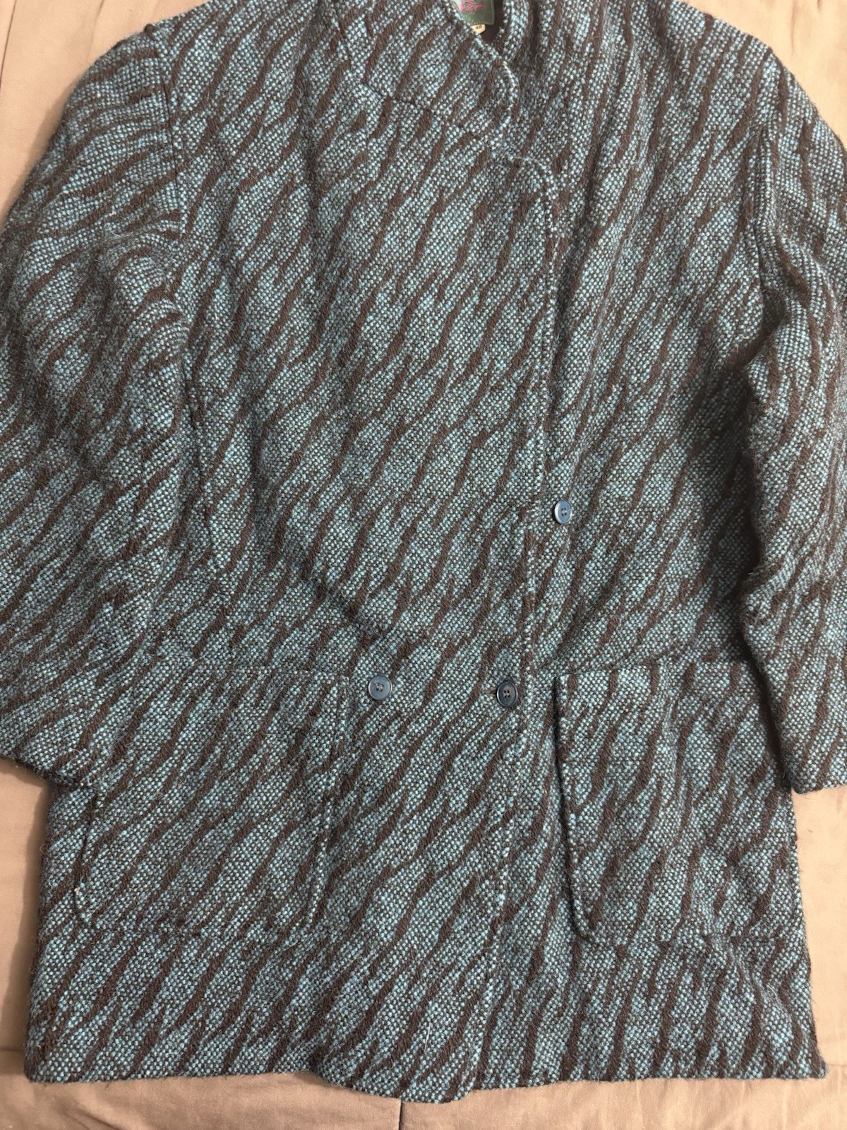 Vintage 80s Kenzo Paris 100% Wool Jacket Size 42