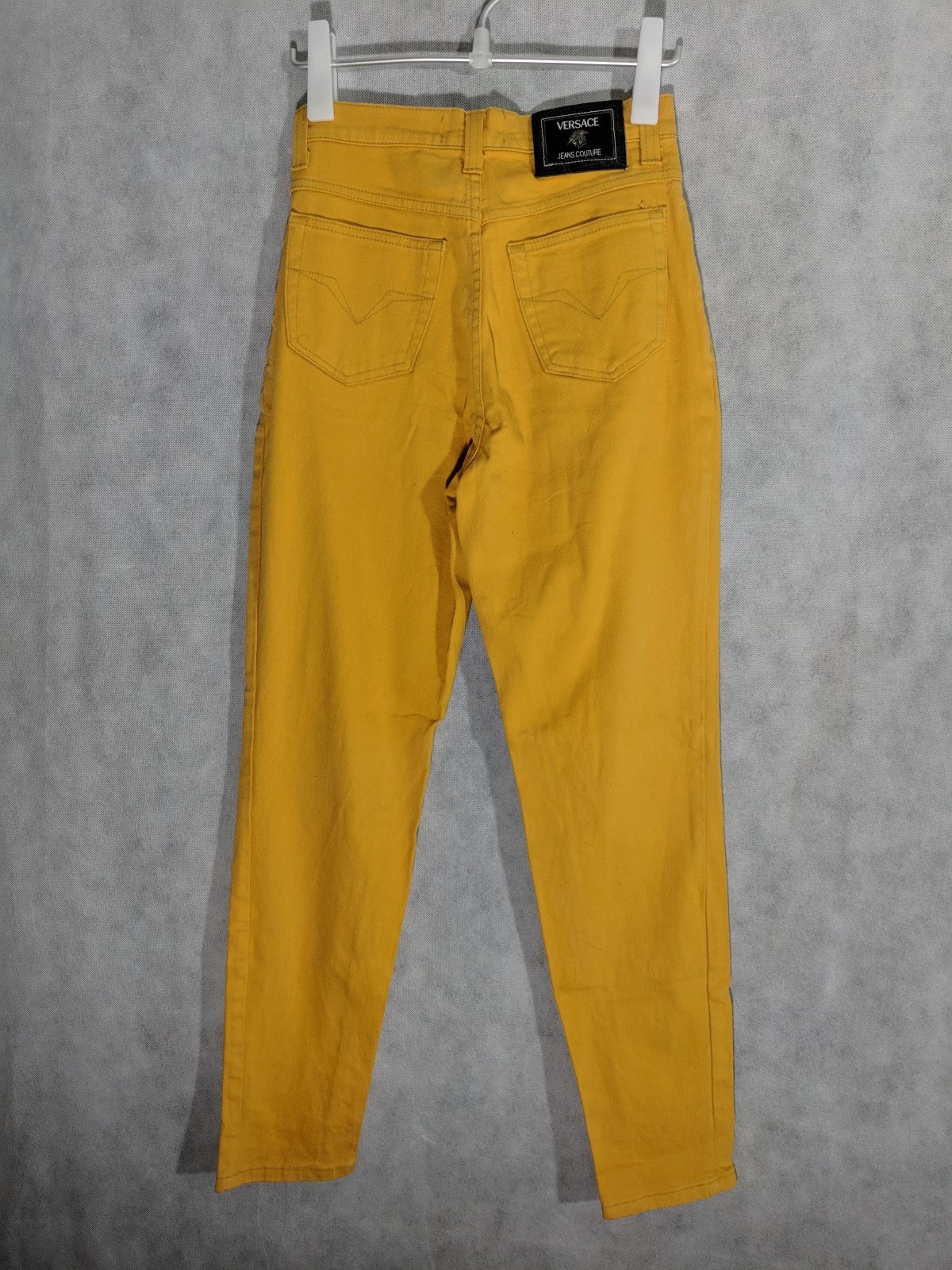 Versace Jeans Couture Yellow Vintage Stretchy Jeans Size 28 US 42 IT