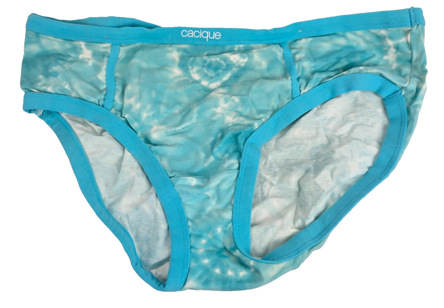 Cacique Cotton Hipster Panties Blue Tie Dye 18/20