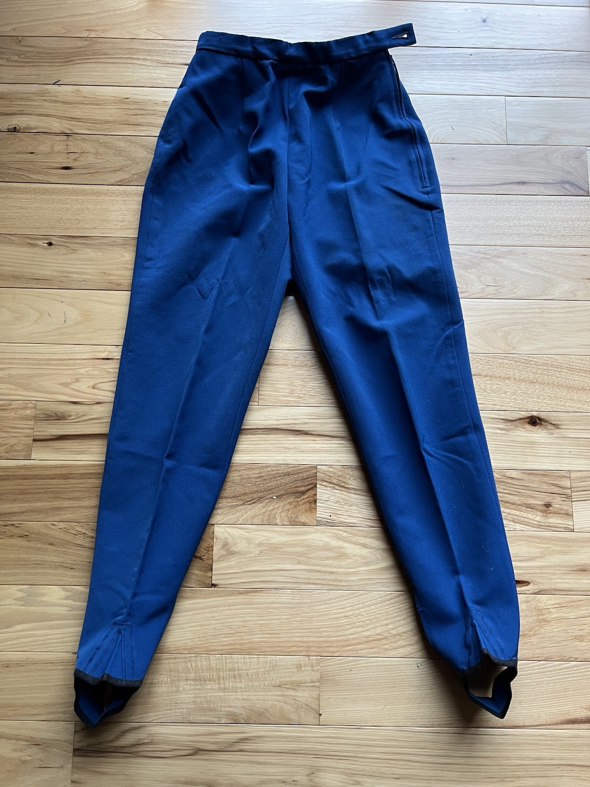 VTG 60’s Women’s Blue Ski Pants White Stag Bronze Medal Stretch Japan 24” Waist