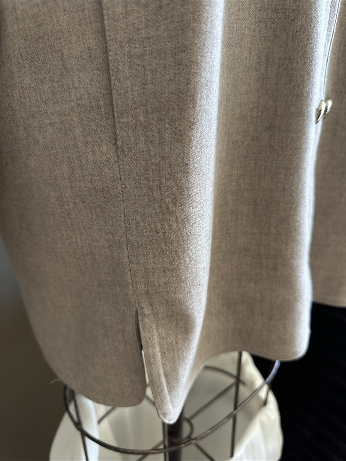 COURREGES VINTAGE PARIS WOOL JACKET SKIRT SUIT Sz38(6)