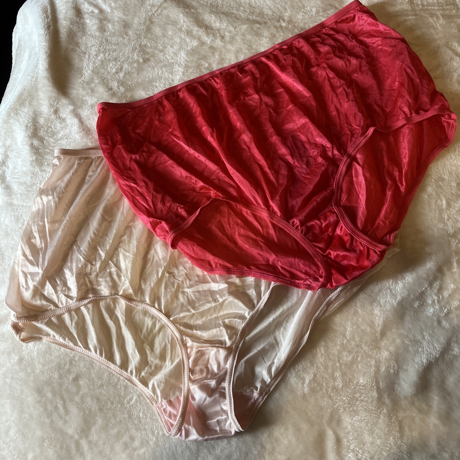 Lasting Comfort 100% Nylon (2) Pair Pink60s Era Sz54-56