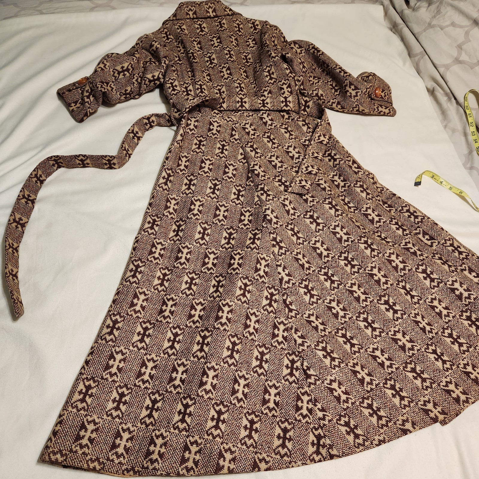 Mint True Vintage 60s Maxi Coat British Hong Kong Ultra Mod classic
