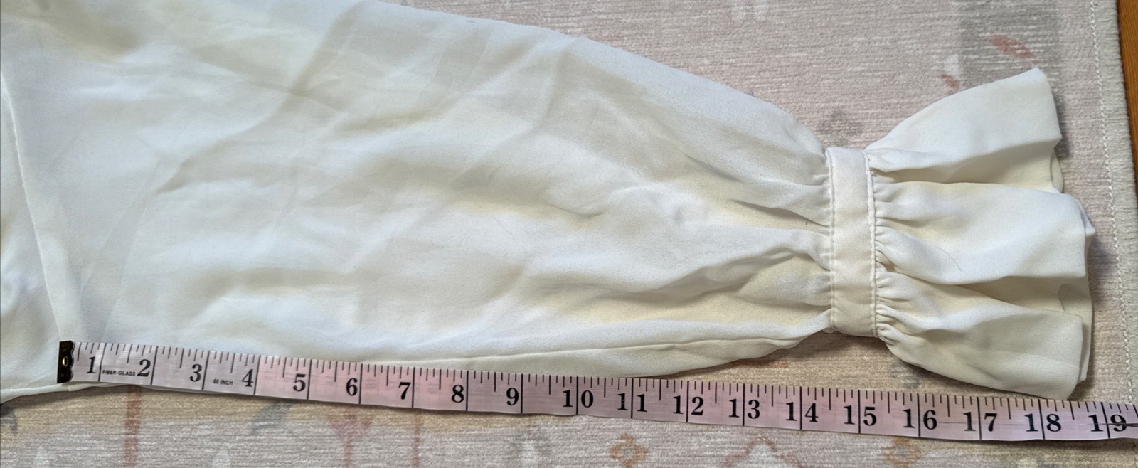 Vtg 90s Express Ivory Ruffle Romantic Poet Blouse Coquette Cottage Renaissance M