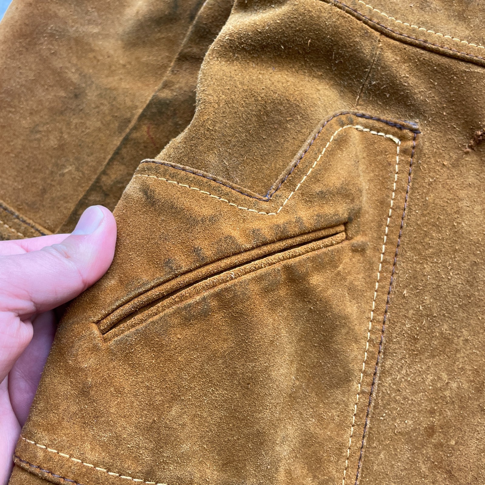 VTG 70s Great Things From Canada Suede Leathercraft Tan Coat Women&rsquo;s Small 11/12