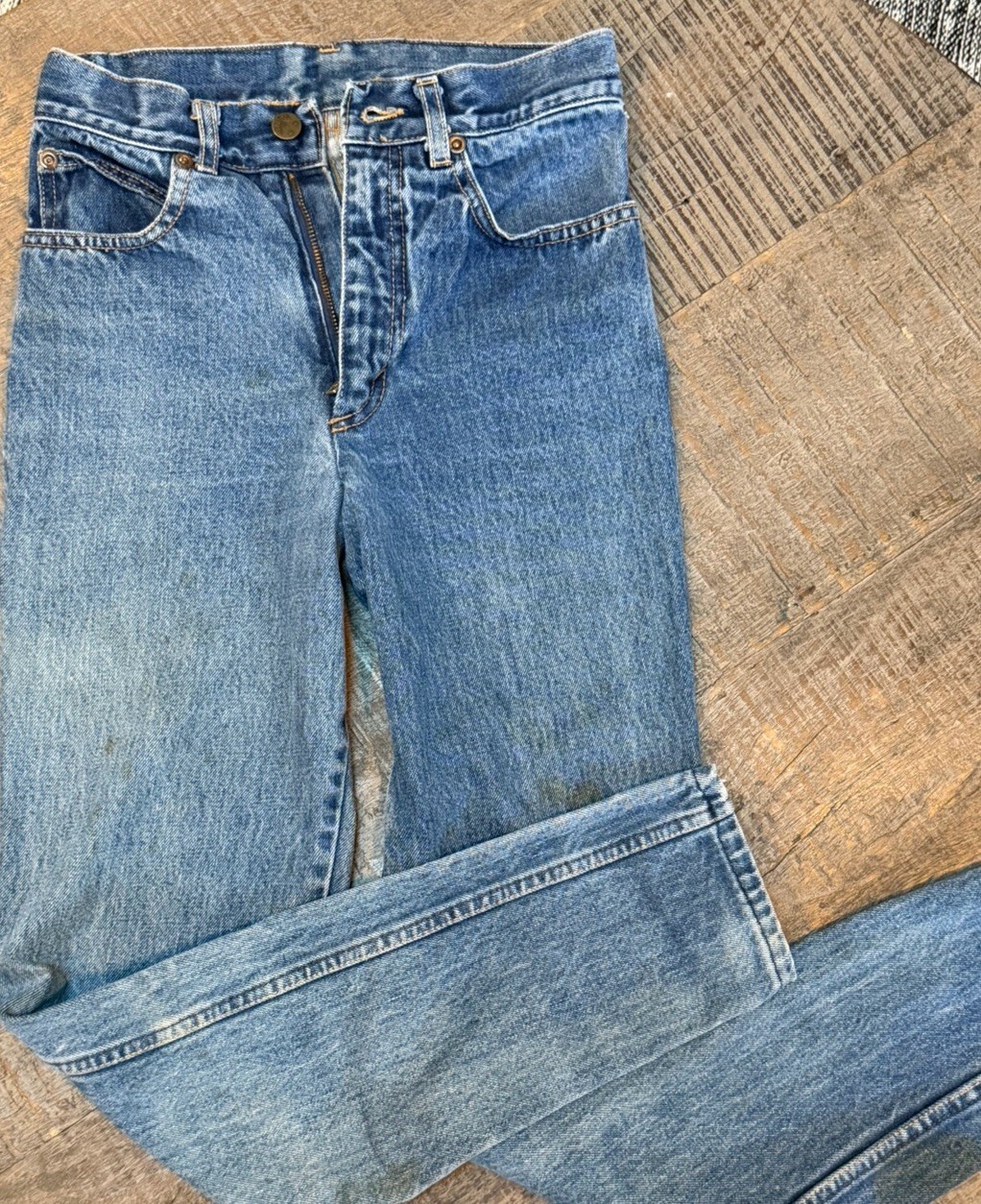 Vintage Fiorucci Made In Italy Jeans Studio 54 Era Rare Fashion Archive Size 25
