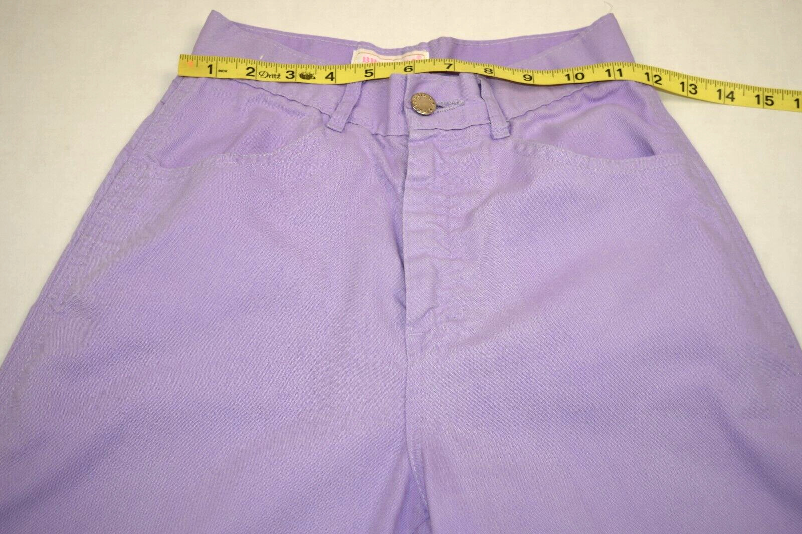Vintage Pants Size S/M 70s Brittania Soft Lavender Purple Straight Leg High Rise